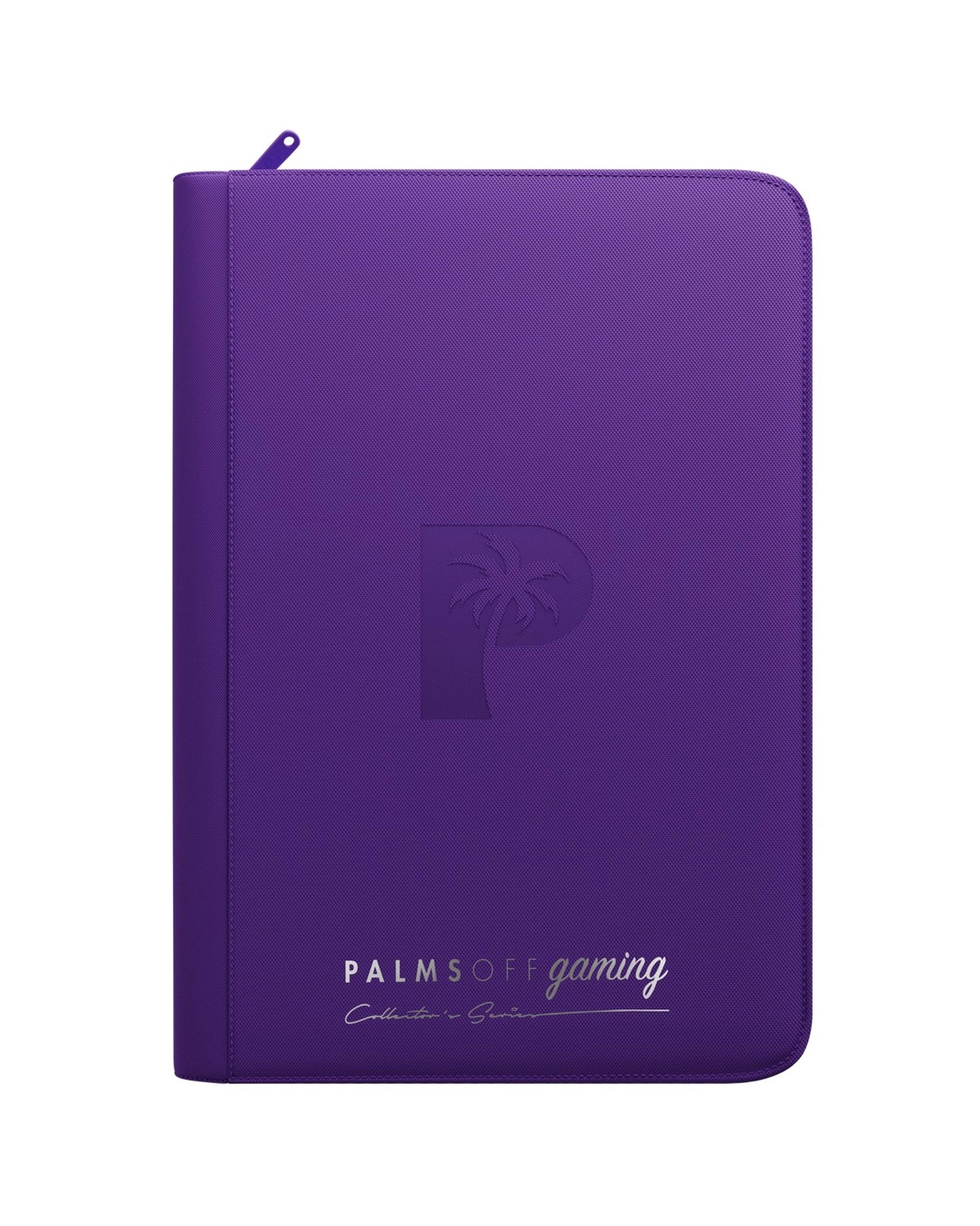 7 Palms Off Gaming Collector's Series 9 Pocket Zip Binder - Purple, 7 of 8