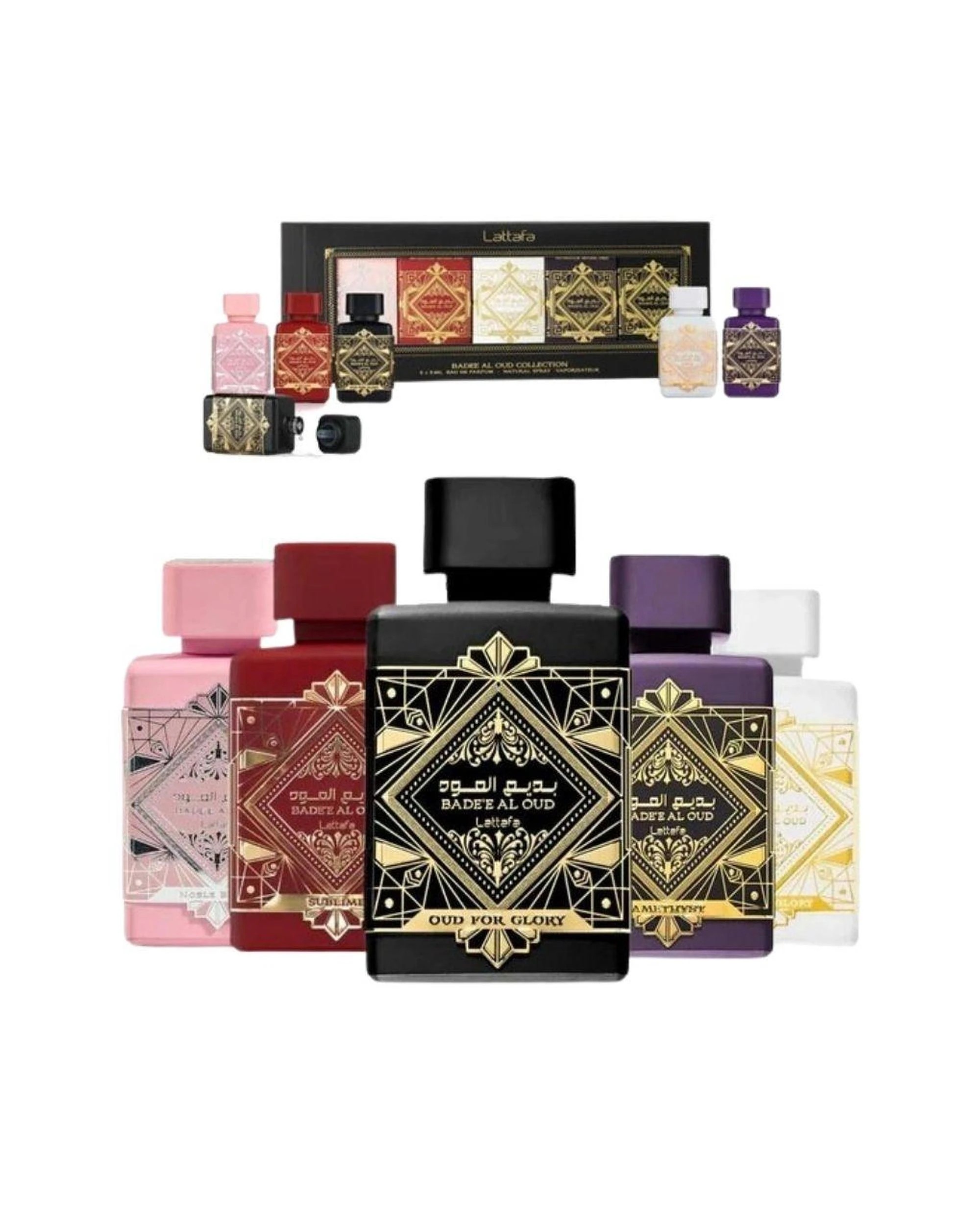 1 Lattafa Badee Al Oud Mini 5 Piece Eau De Parfum, 1 of 1