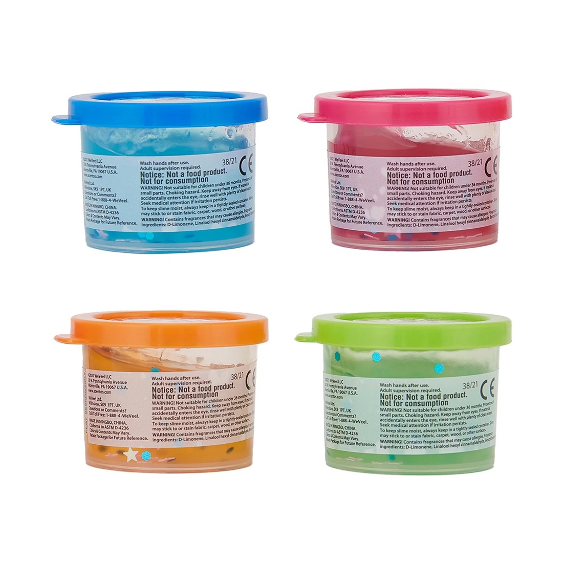 4 4 Pack Scentos Scented Confetti Slime, 4 of 6
