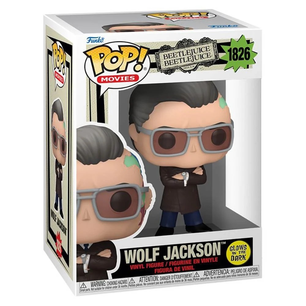 3 Beetlejuice Beetlejuice - Wolf Jackson Glow Pop! Vinyl Figure, 3 of 3