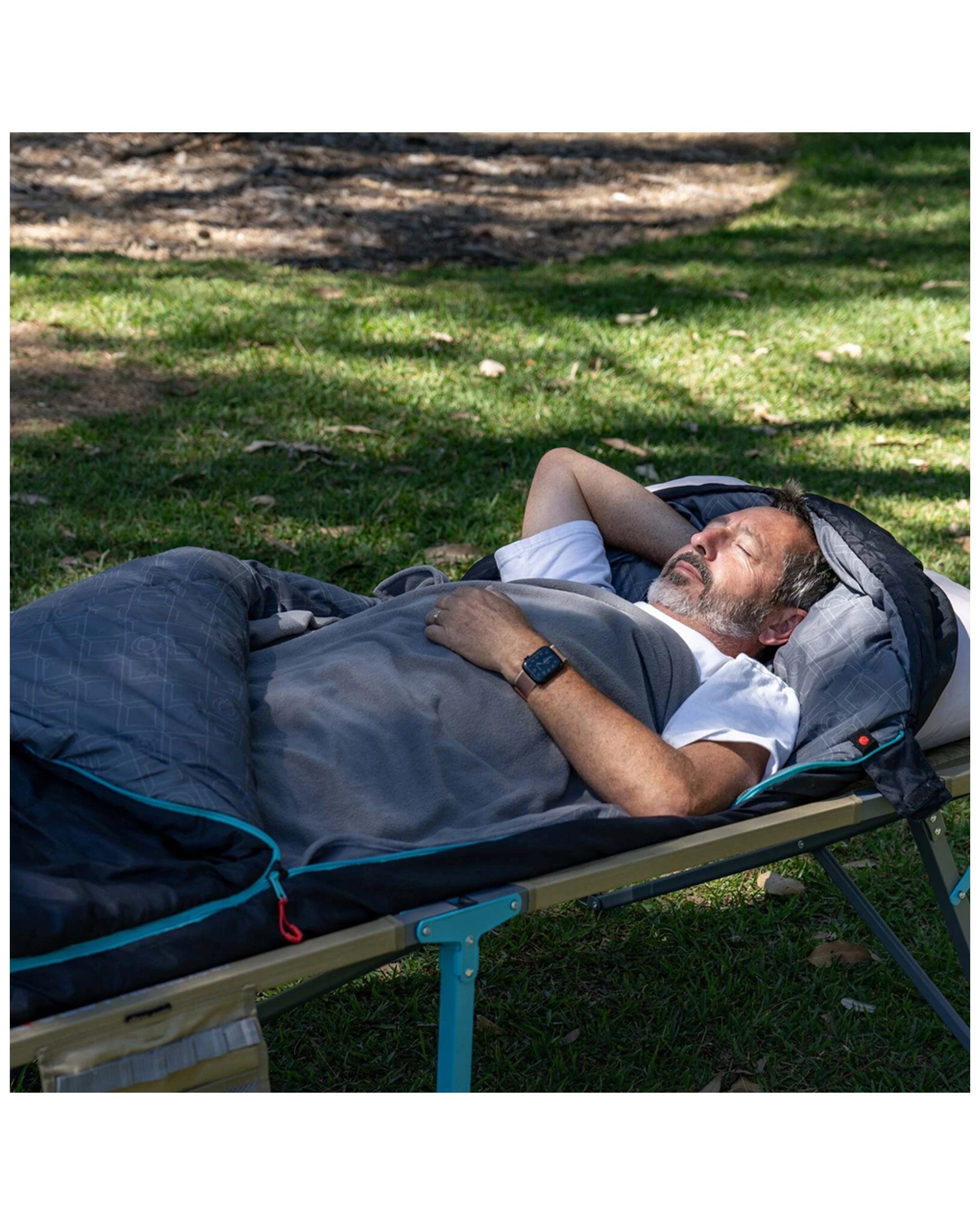 5 Quest Outdoors Polyester Brass Monkey -6 Deg Sleeping Bag Extra Width YKK Zipper - Black, 5 of 9