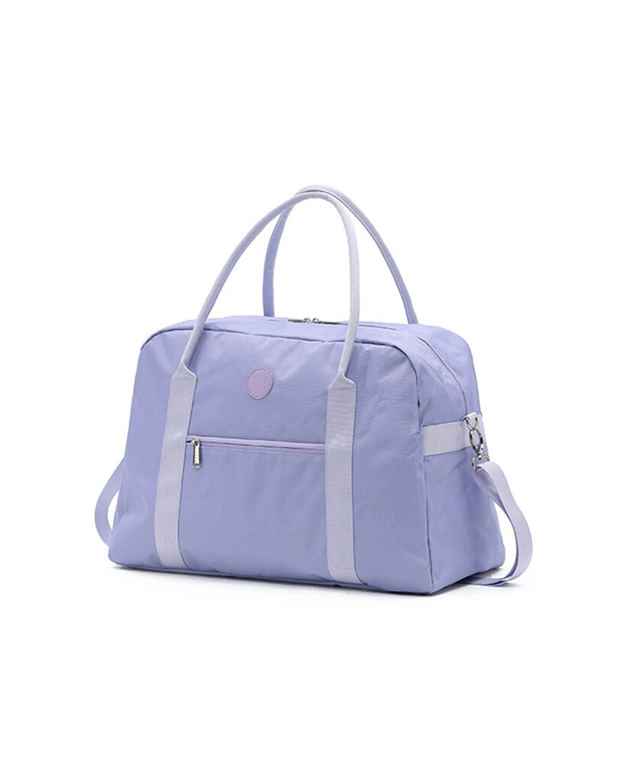 1 Tosca Cabin Fashion Weekender/Overnight Stay Tote Bag - Purple, 1 of 3