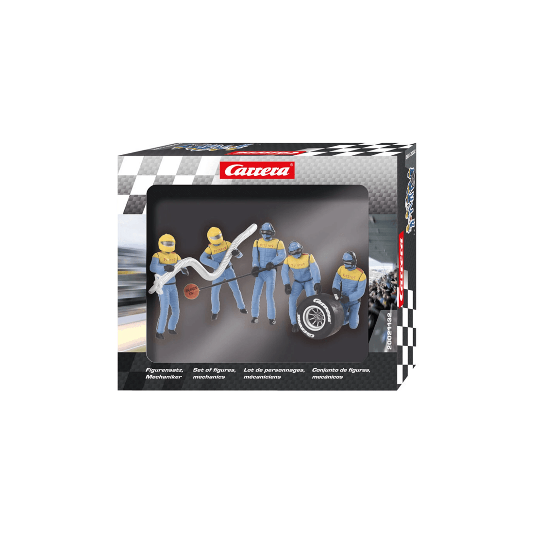 1 CARRERA 5Pc Pit Mechanics Race Track Accessory Slot Car Figures 8 Years - Multi, 1 of 3