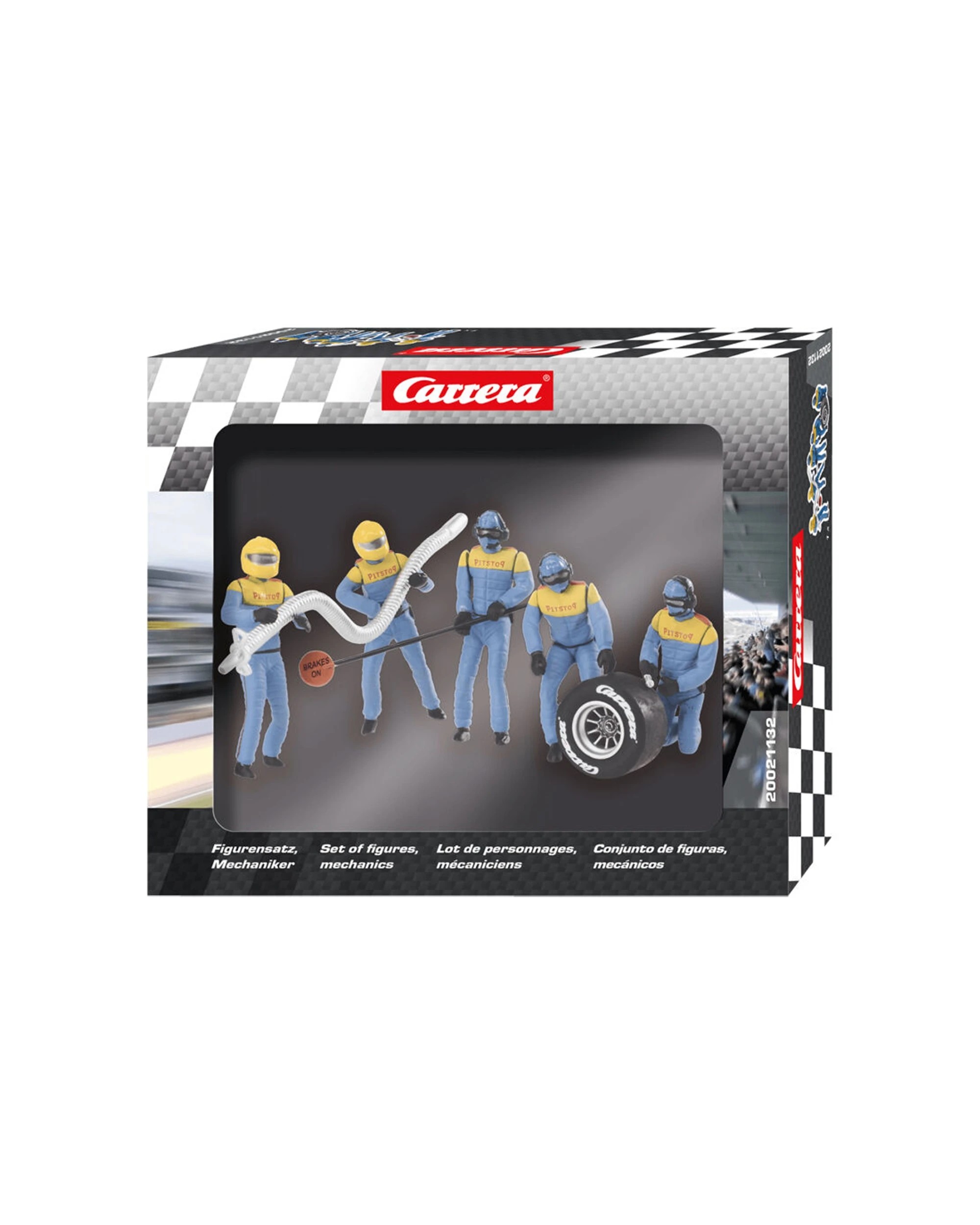 1 CARRERA 5Pc Pit Mechanics Race Track Accessory Slot Car Figures 8 Years - Multi, 1 of 3