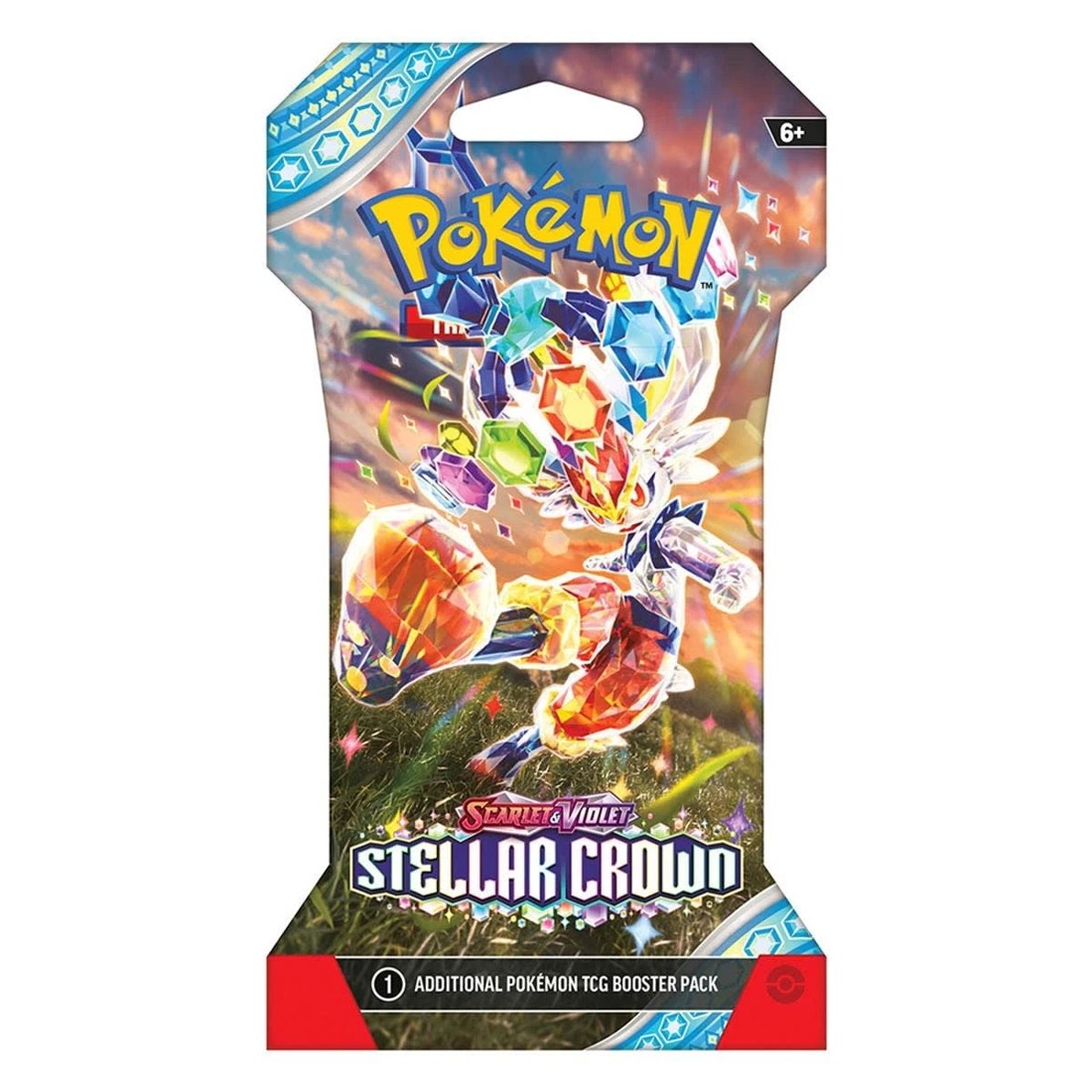 5 Pokemon Trading Card Game: Scarlet & Violet Stellar Crown Blister Pack - Assorted, 5 of 6