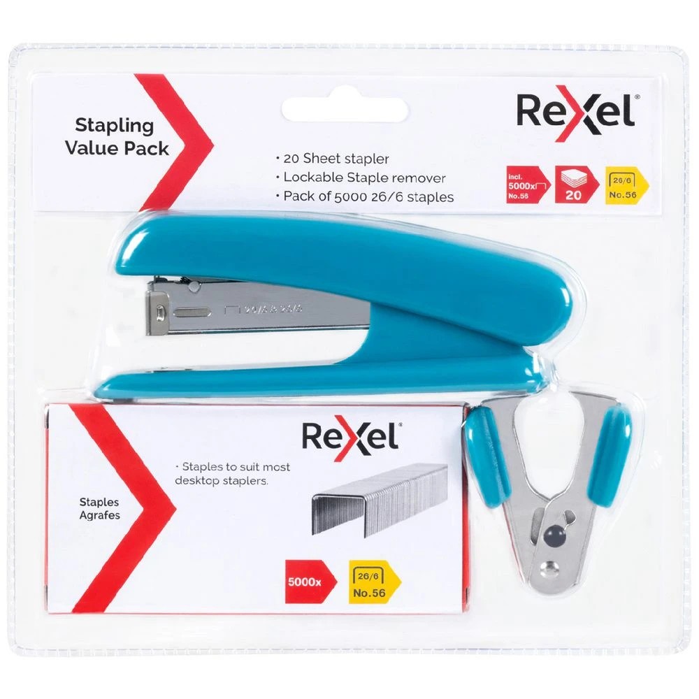 2 Rexel Stapler Value Pack Blue, 2 of 8