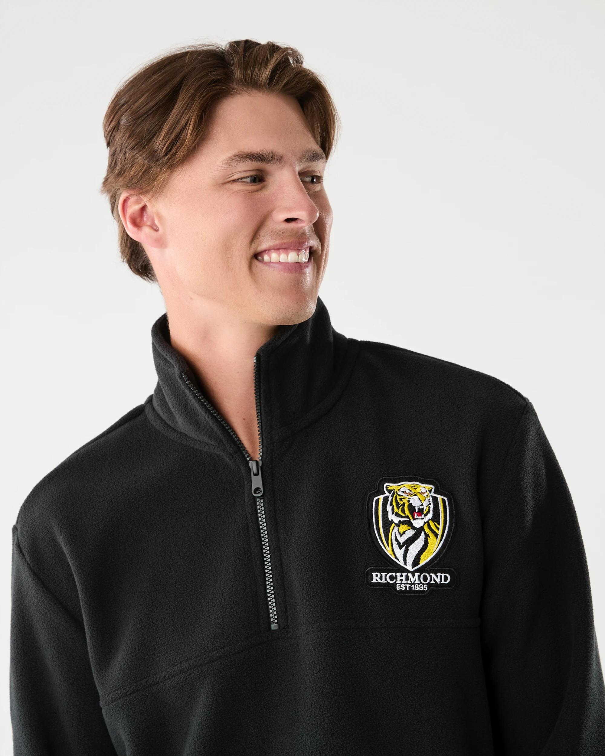 4 Official AFL Adult Polar Fleece Jacket Richmond, 4 of 10