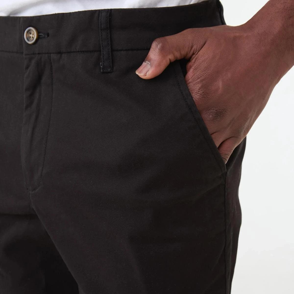 5 Straight Casual Chino Pants BLACK, 5 of 5
