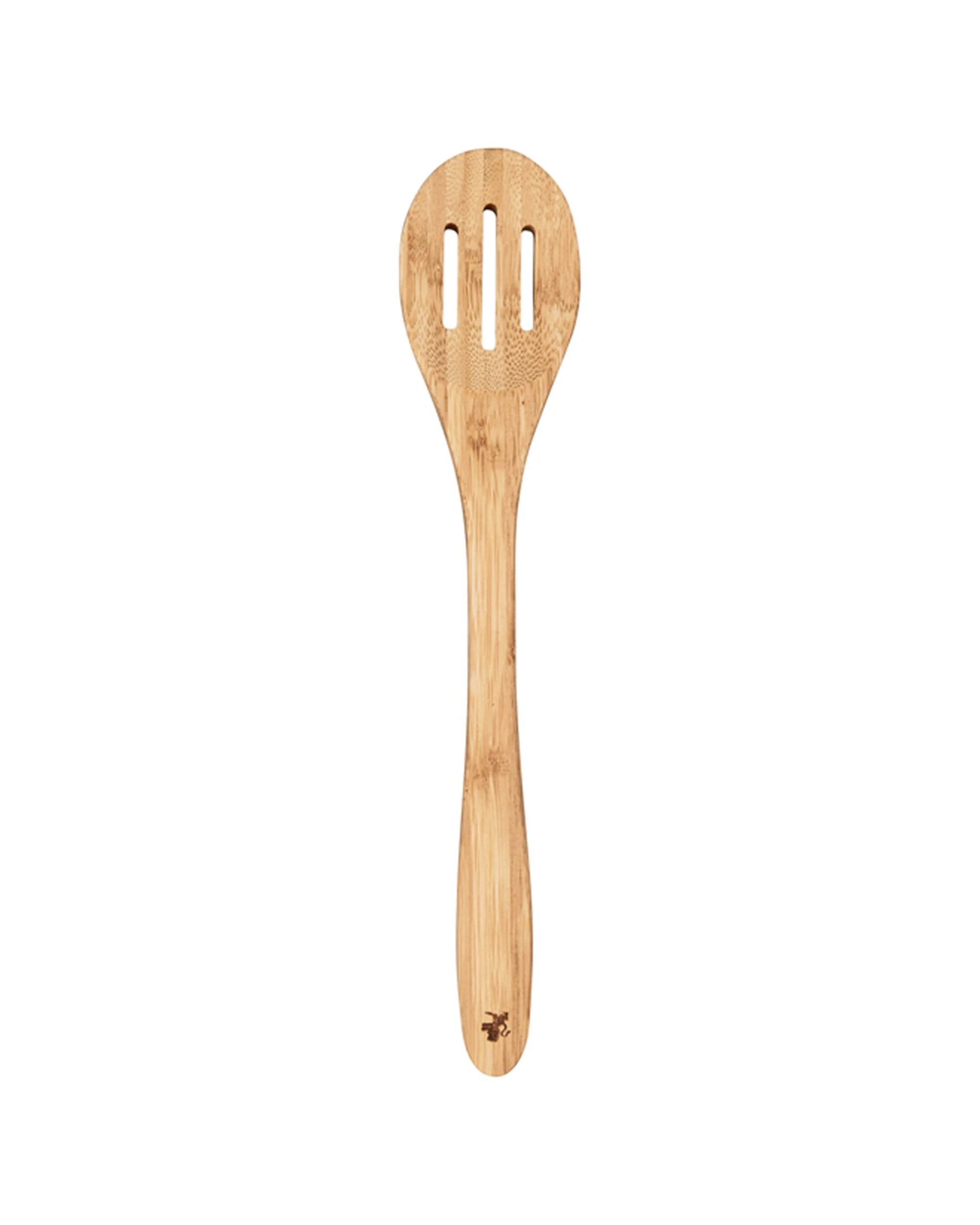 3 Maxwell & Williams Servingware Bamboo Slotted Spoon 33cm Kitchen Utensil
 - Brown, 3 of 4