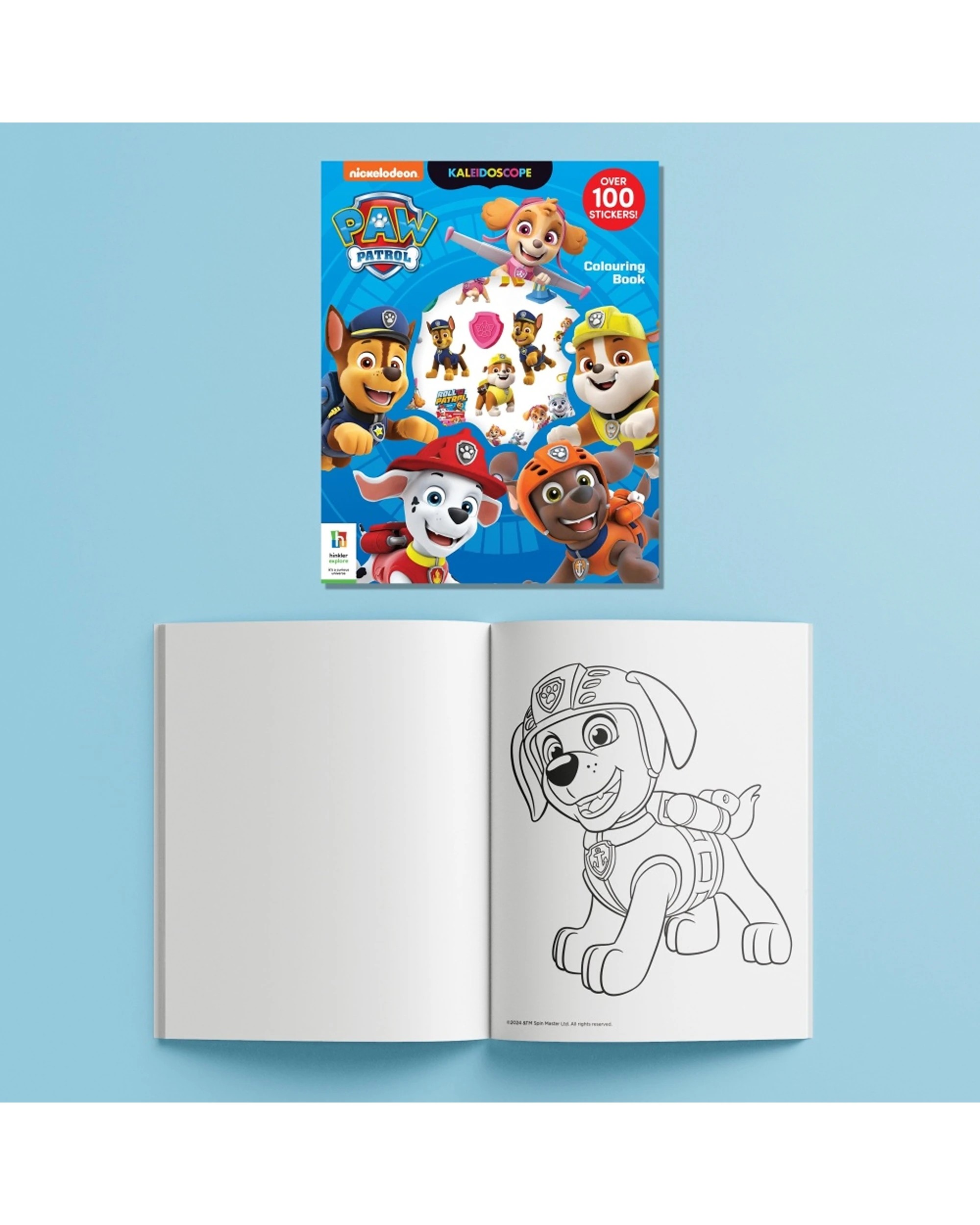 4 Paw Patrol Activity Lap Desk Colouring Set With Markers And Stickers - Multi, 4 of 5