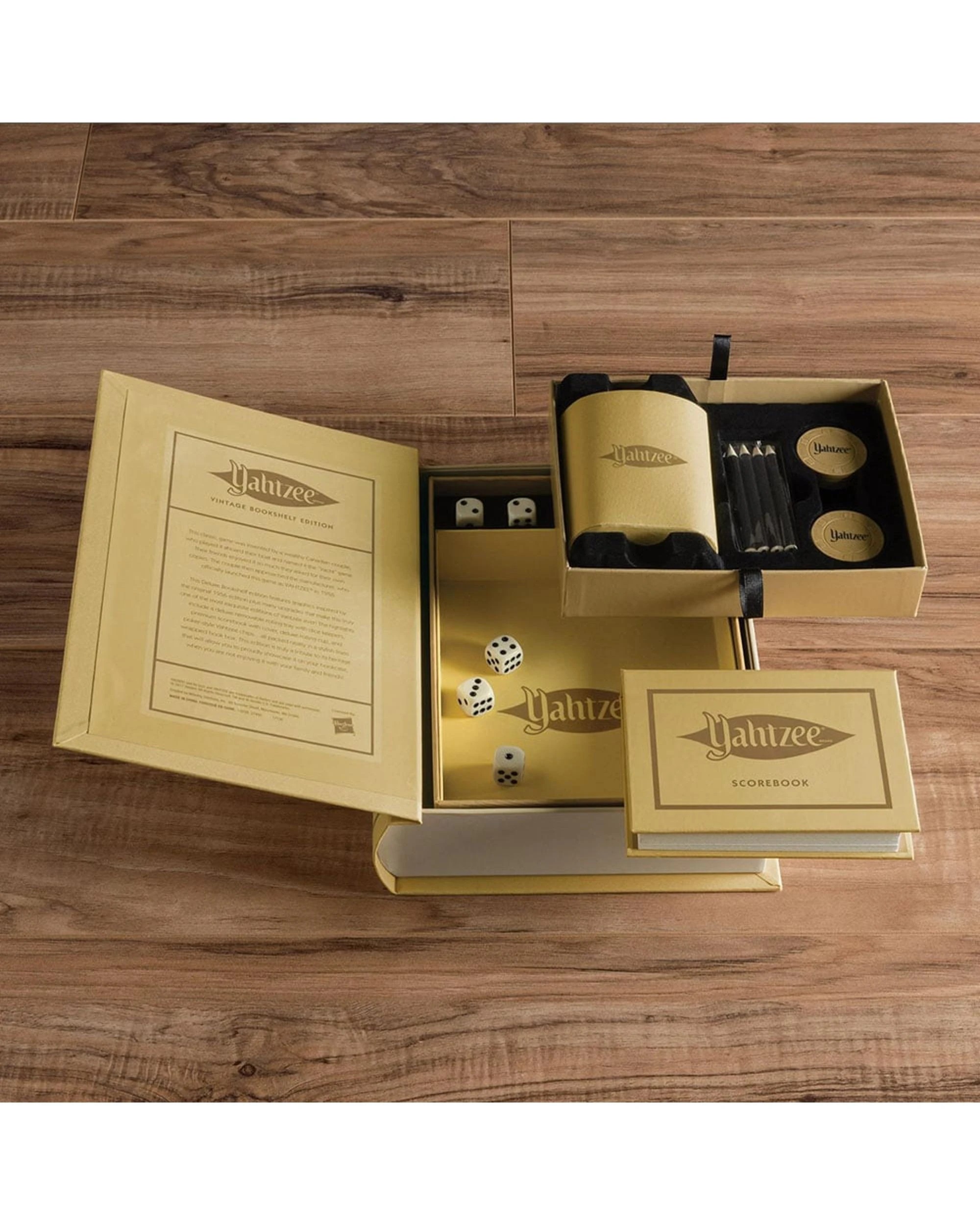 3 Yahtzee Vintage Bookshelf Edition Board Game, 3 of 5