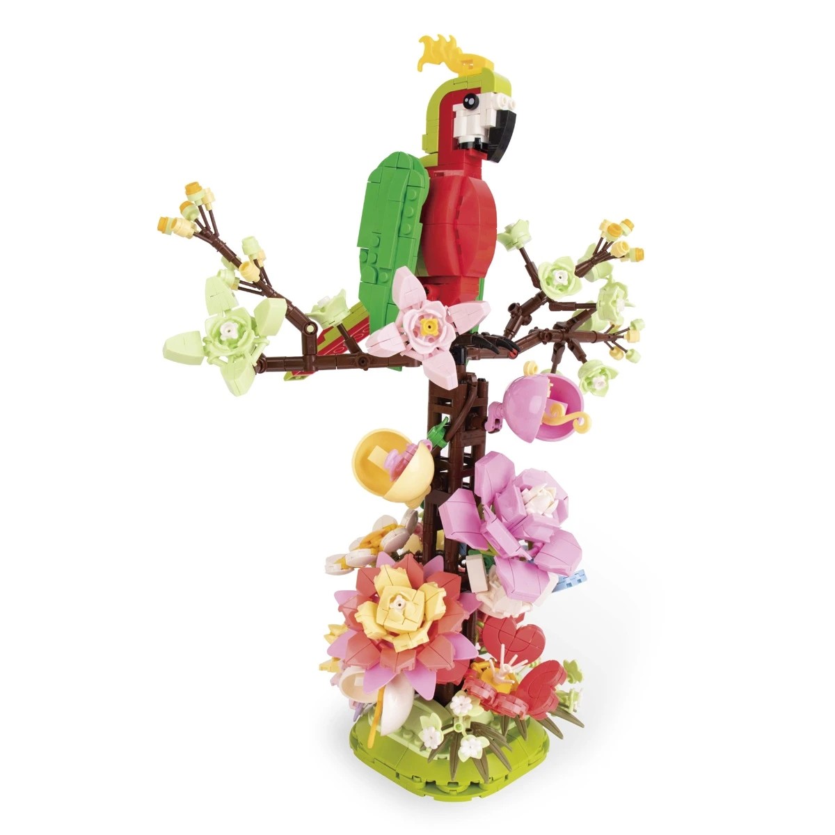 2 1164 Piece Mini Blocks Animal Series: Flower Parrot, 2 of 4