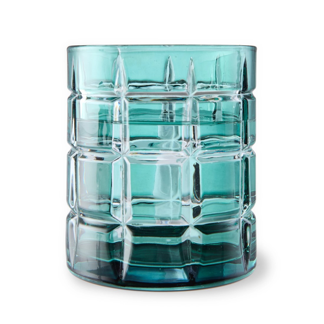 3 6 Green Tartan Tumbler Glasses, 3 of 6