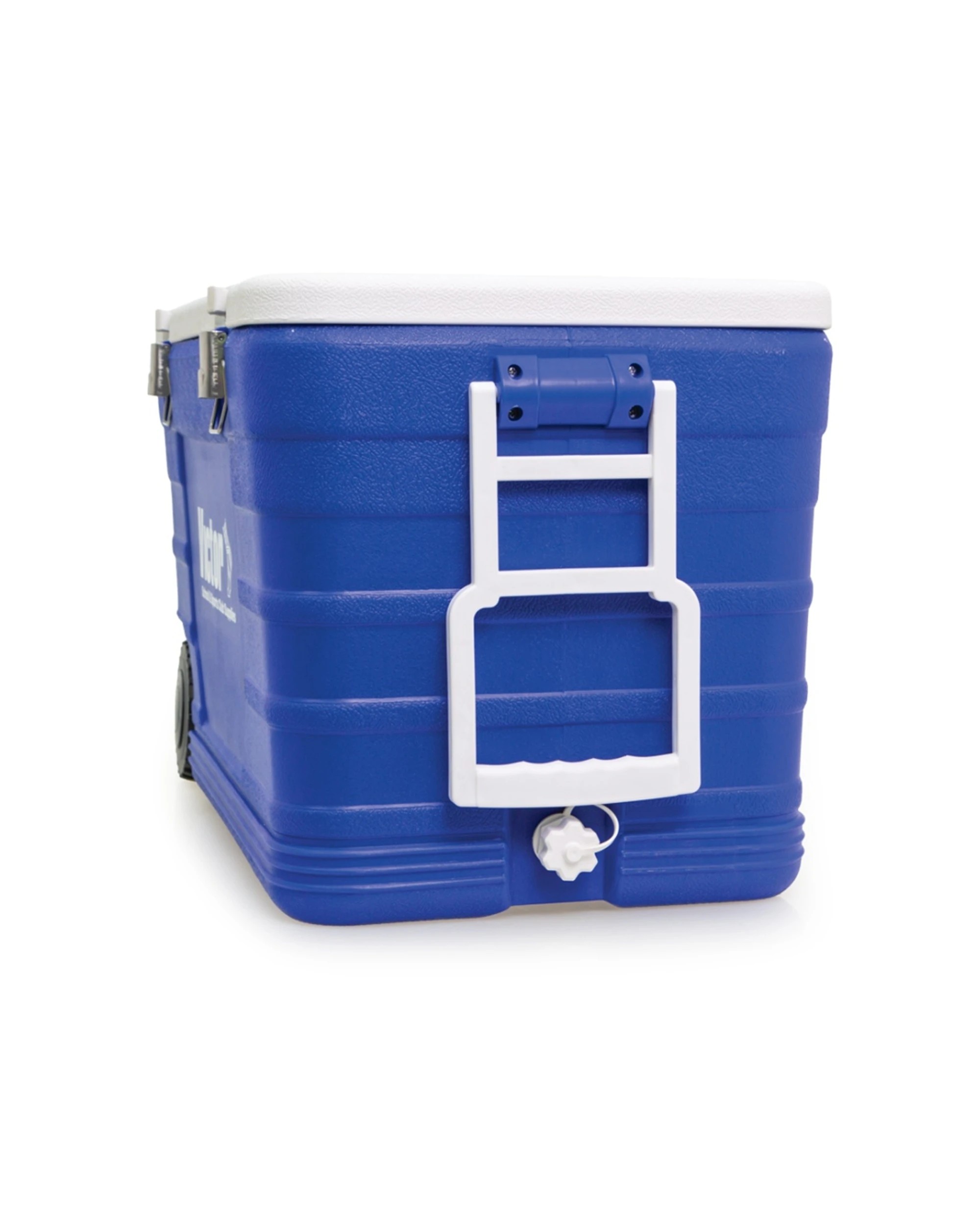 4 Victor Sports Esky Wheeled Cooler 52L With Pull Handle And All Terrain - Blue, 4 of 4