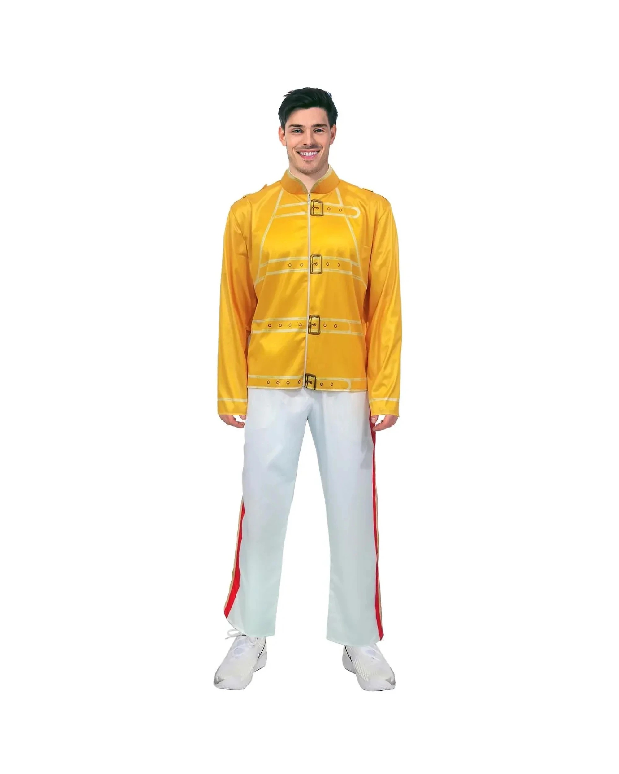 4 BR Costumes Freddy Mercury Inspired Men's Party Costume -  S/M (165-175cm), 4 of 4