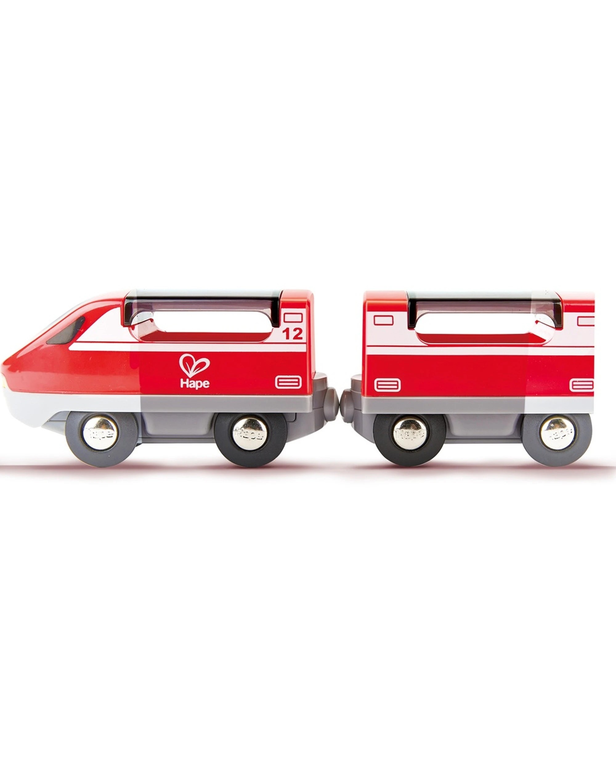 3 Hape Busy City Rail Set Passenger Freight Trains Station Activity Toy - Multi, 3 of 4