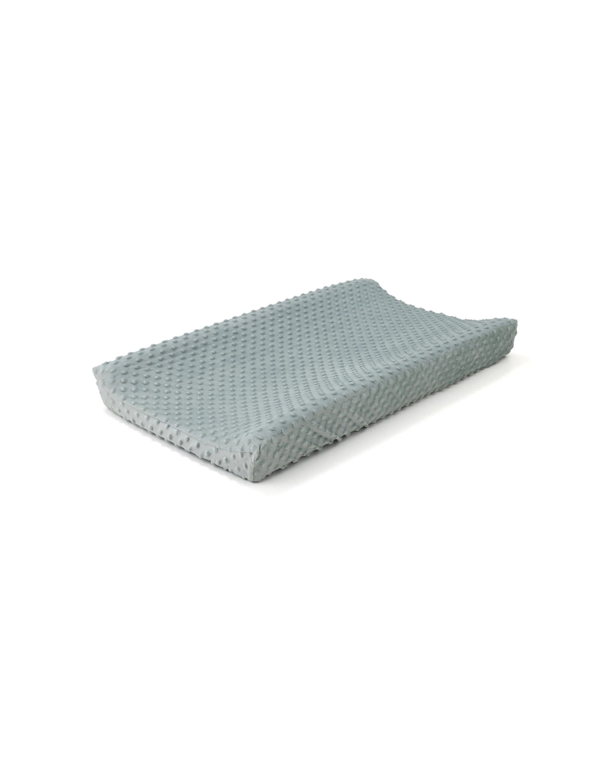 2 Little Haven Velour Dot Changing Pad Cover Super Soft Machine Washable - Blue, 2 of 3