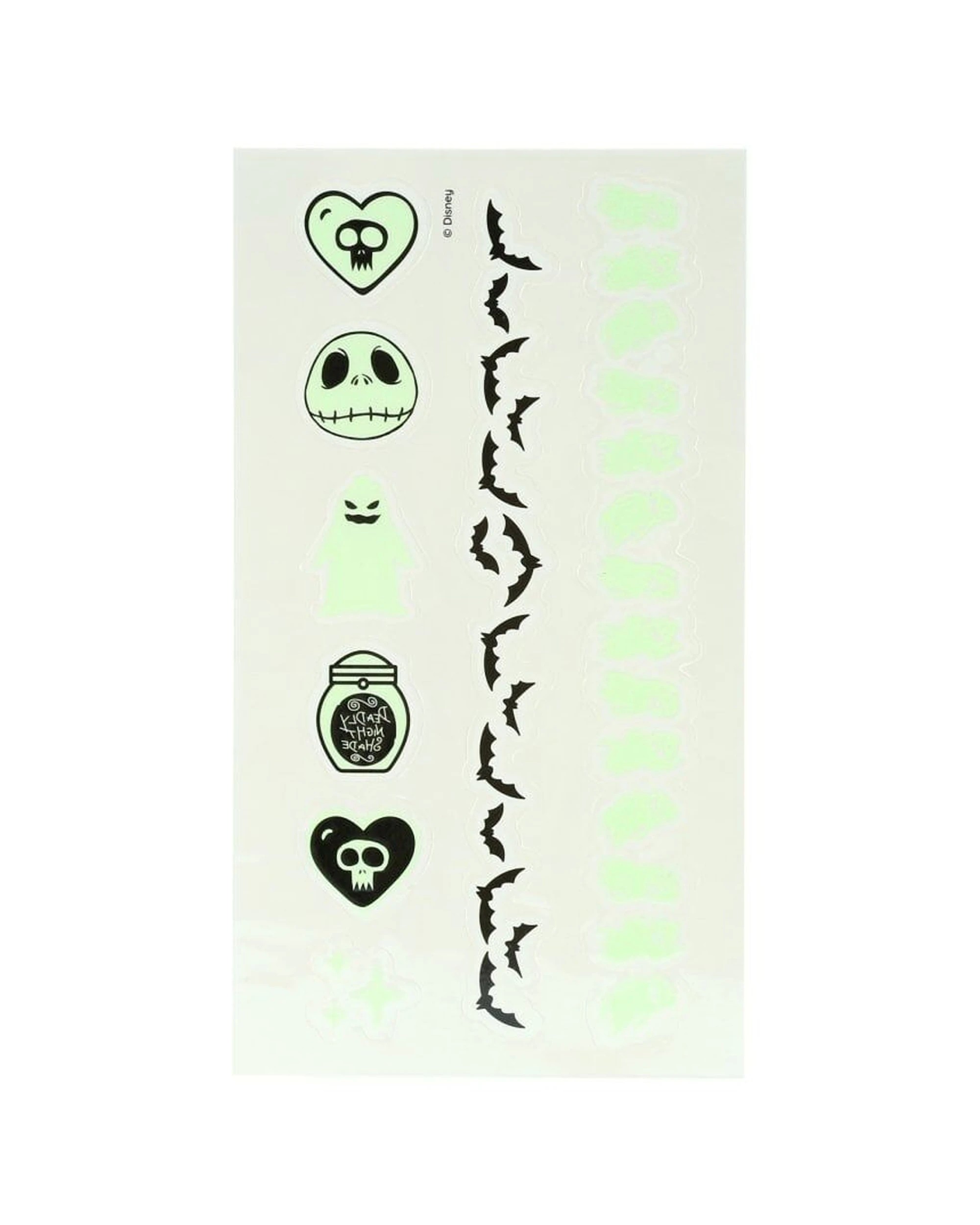 3 Disney Nightmare Before Christmas Temporary Body Tattoos Glow In The Dark - Multi, 3 of 4