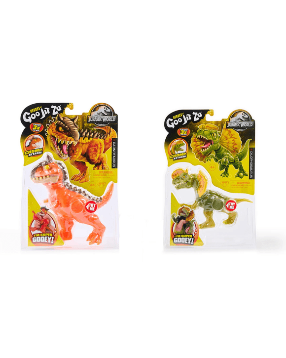 Heroes of Goo Jit Zu Jurassic World with Chomp Action, Stretches up to 3 Times Its Size - Assorted