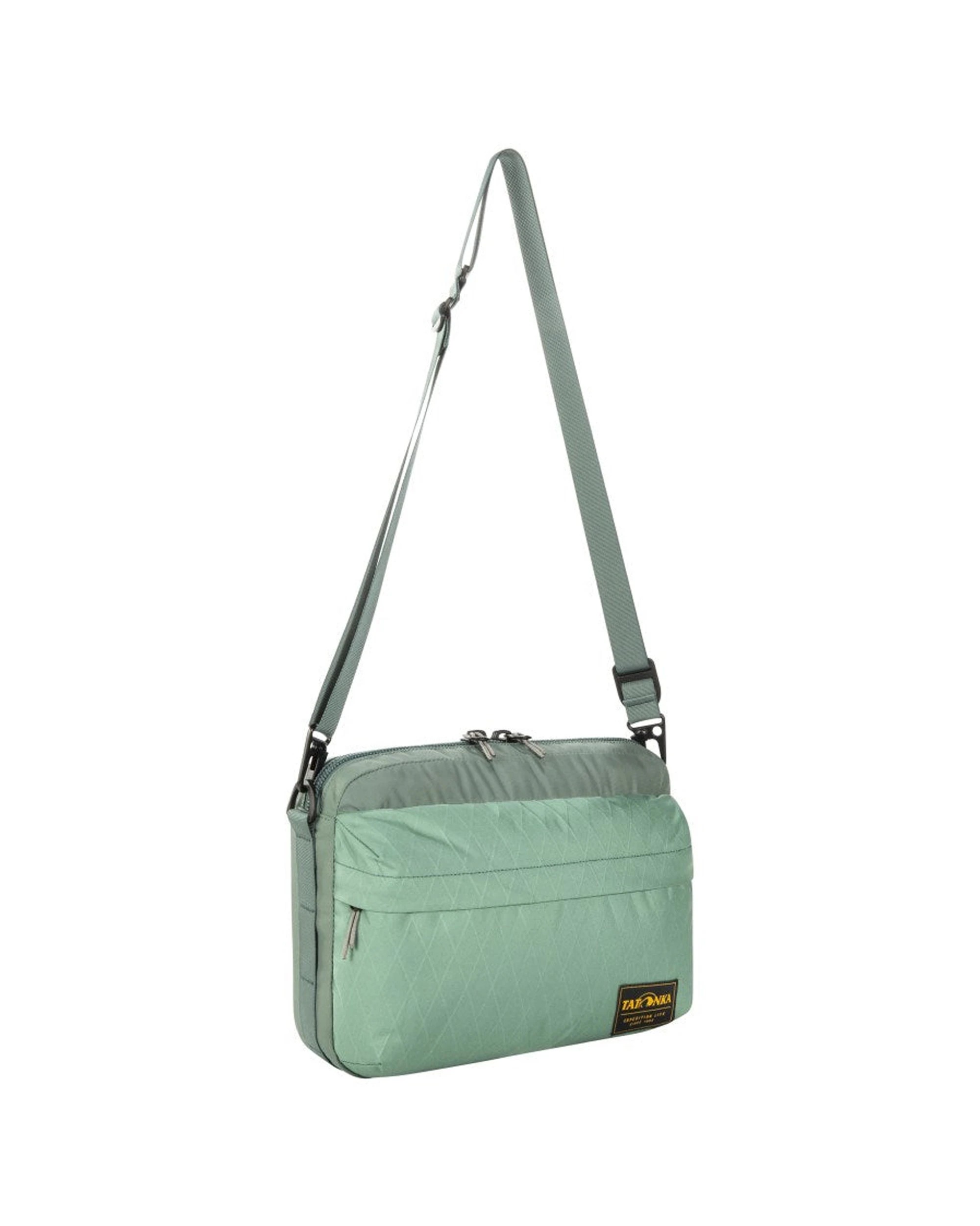 4 Tatonka Nylon Cross Body Outdoor Travel Bag Adjustable Strap Quilted Design - Blue, 4 of 4