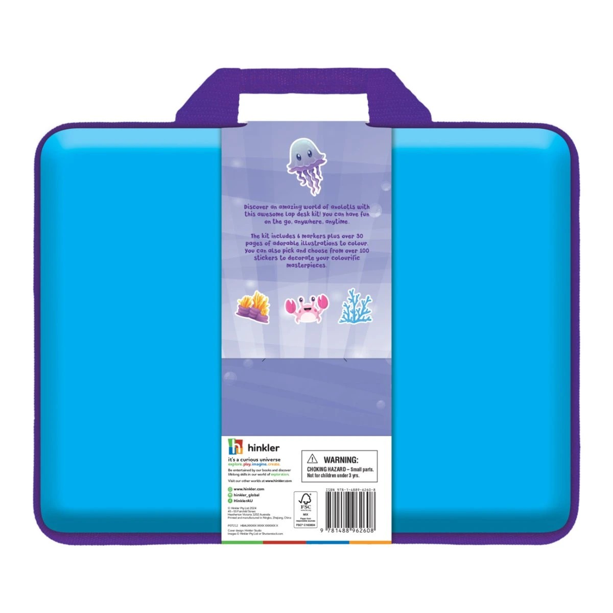 5 Kaleidoscope Colouring: Amazing Axolotls Colouring Set with Lap-Desk - Book, 5 of 5