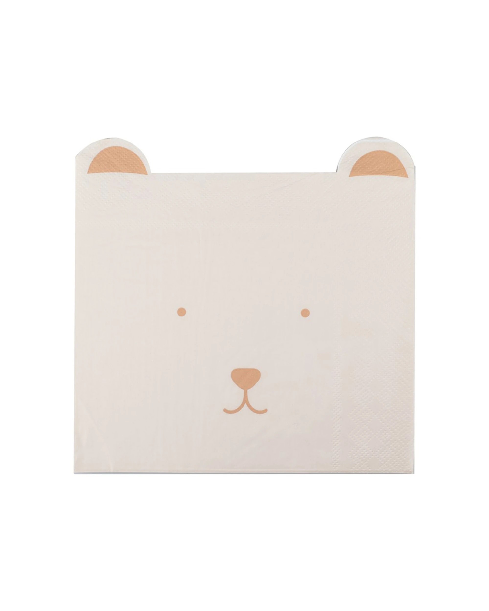 1 Anagram 16pc Teddy Bear Baby Shower Napkins Set Event & Party Supplies - Multi, 1 of 2