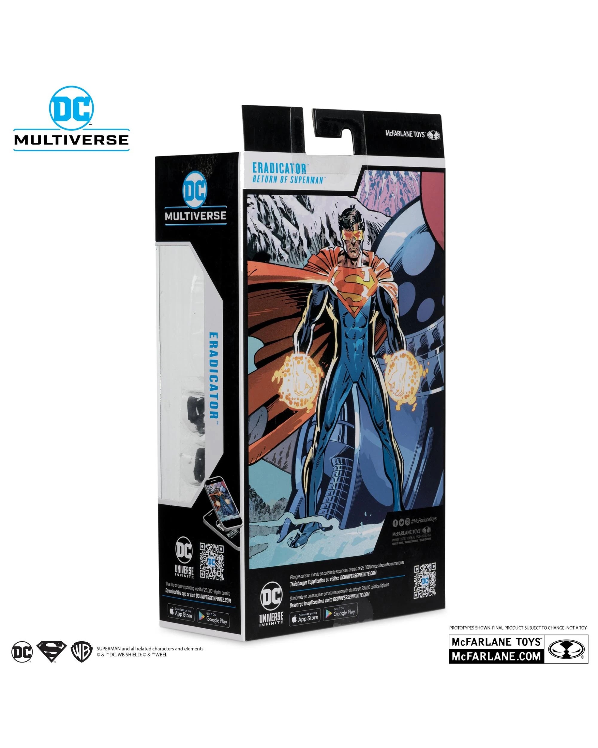 9 DC Multiverse Return of Superman Eradicator 7 inch Action Figure, 9 of 9