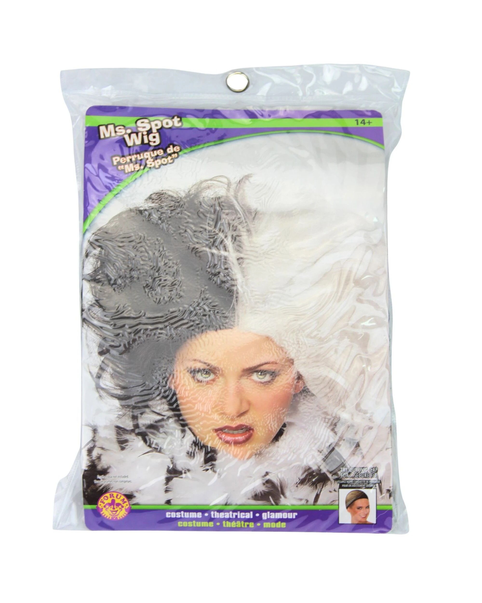 2 Rubies Ms Spot Adult Wig - One Size - Multi, 2 of 3