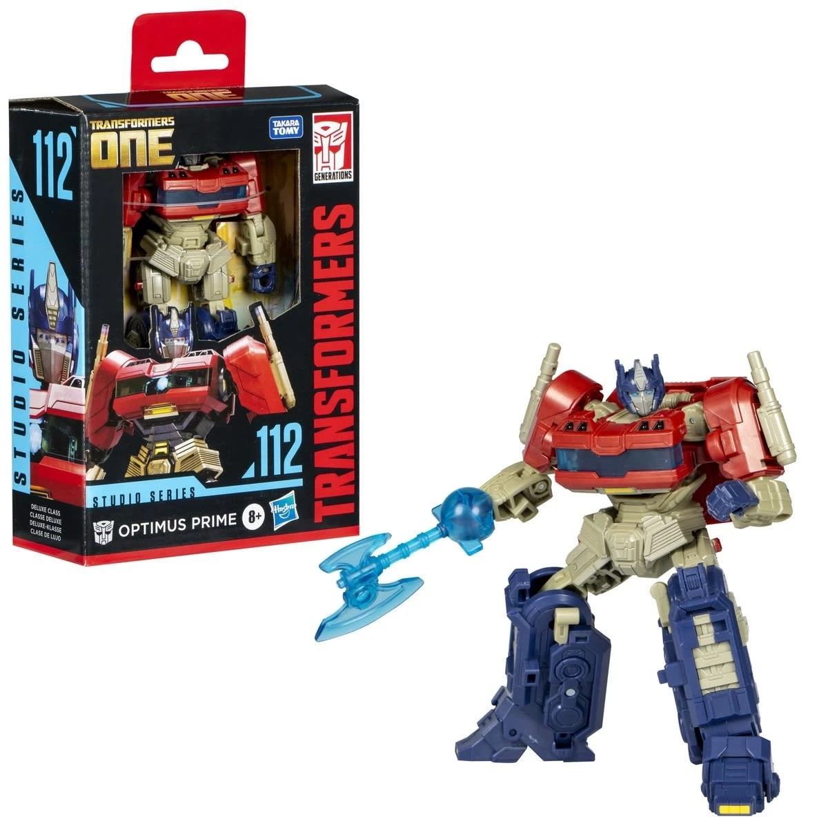1 11.5cm Transformers One Studio Series 112 Optimus Prime Action Figure, 1 of 3