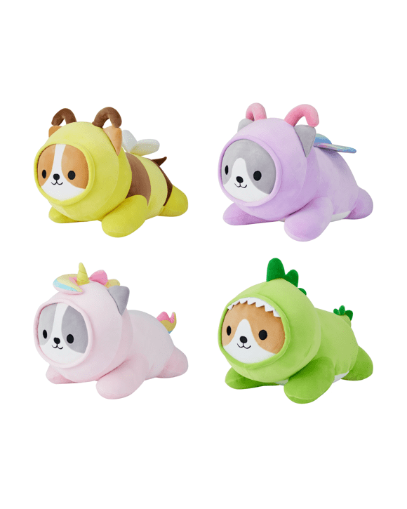 Hoodie Laying Plush Toy - Assorted