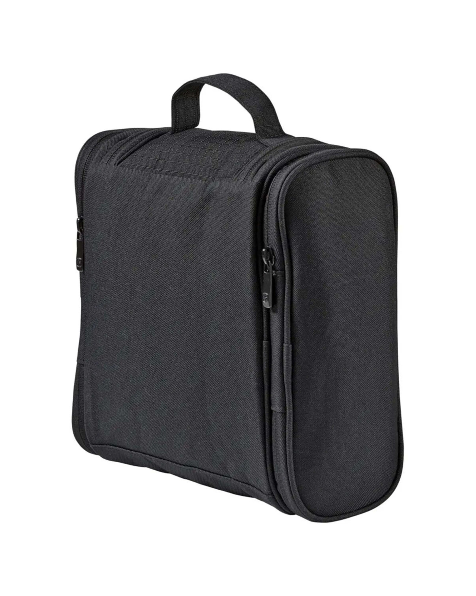 2 Wenger Hanging Toiletry Kit Antibacterial Lining Hanging Hook Water Resist - Black, 2 of 4