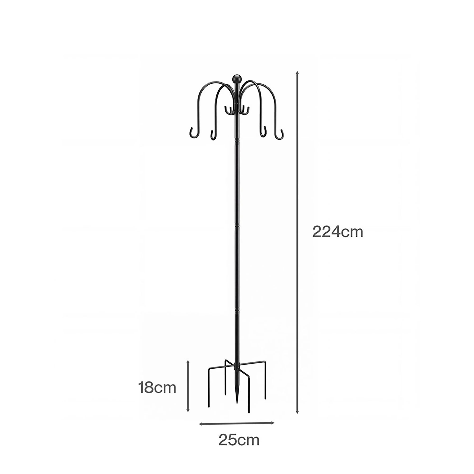 3 Toque Bird Feeders Hanging Station Color - Black, 3 of 5