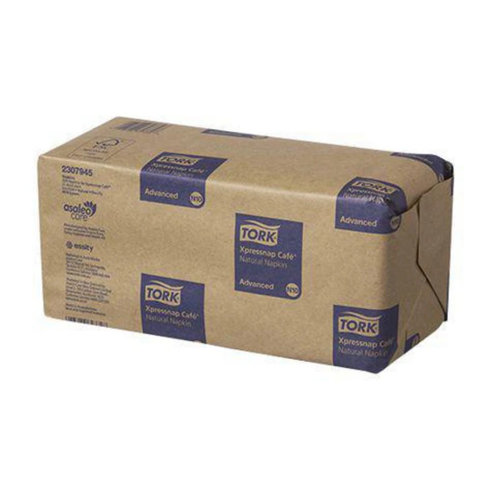 2 Tork N4 Xpressnap Interfold Napkins Natural 500 Pack, 2 of 3