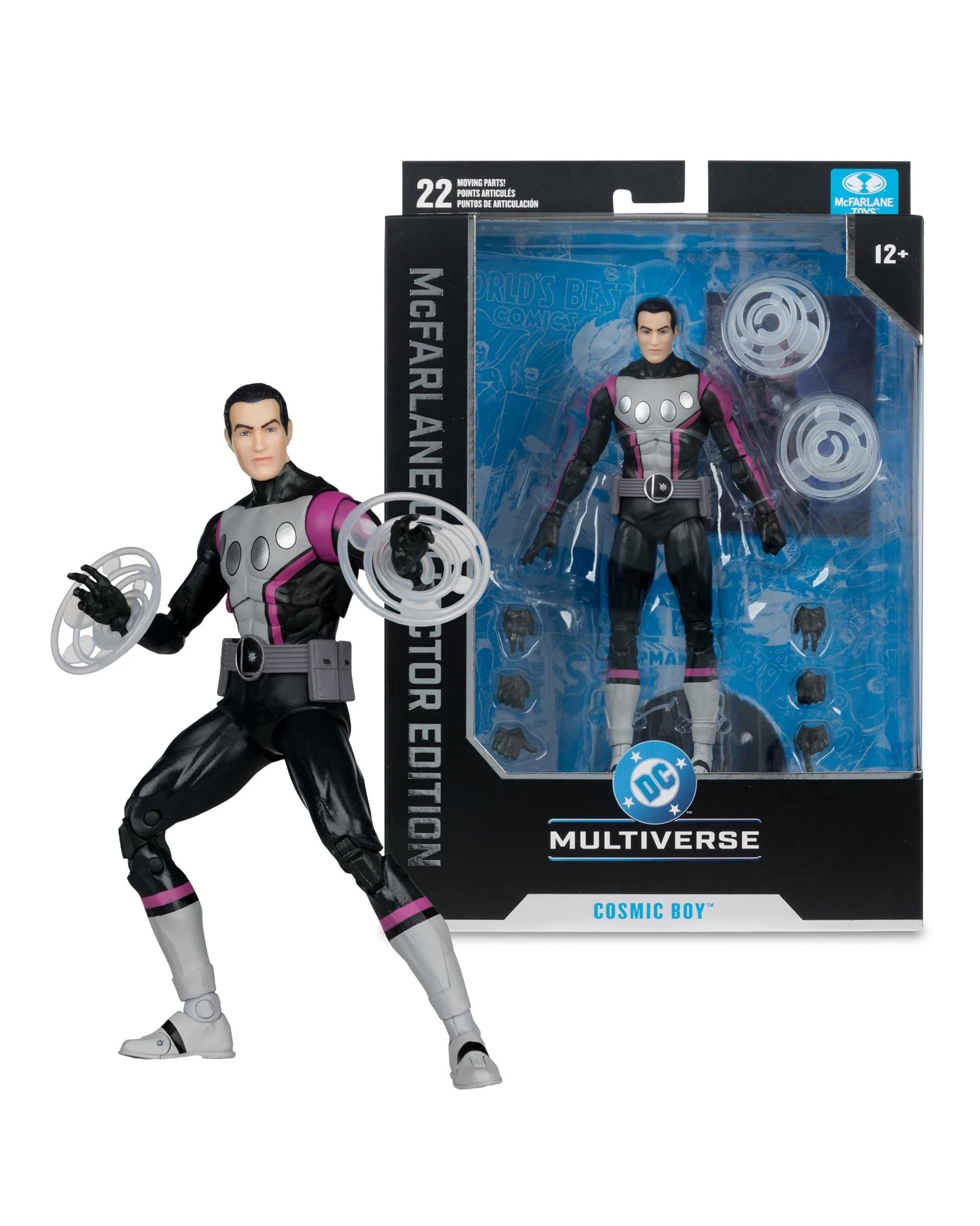 1 DC Multiverse Cosmic Boy Final Crisis McFarlane Collector Edition #51 7 inch Action Figure, 1 of 9
