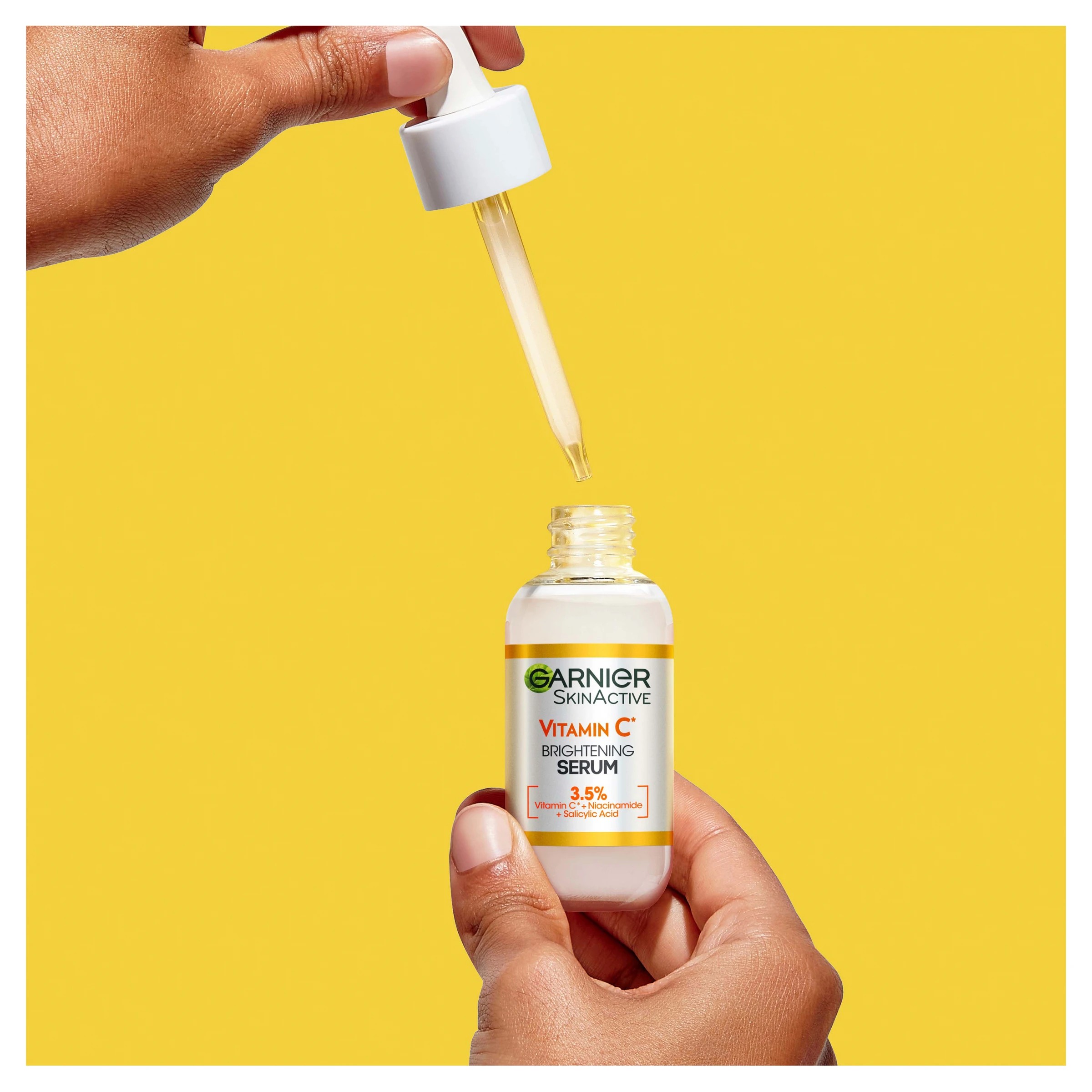 7 New Garnier SkinActive Brightening Serum 30ml - 3.5% Vitamin C, Niacinamide & Salicylic Acid, 7 of 9