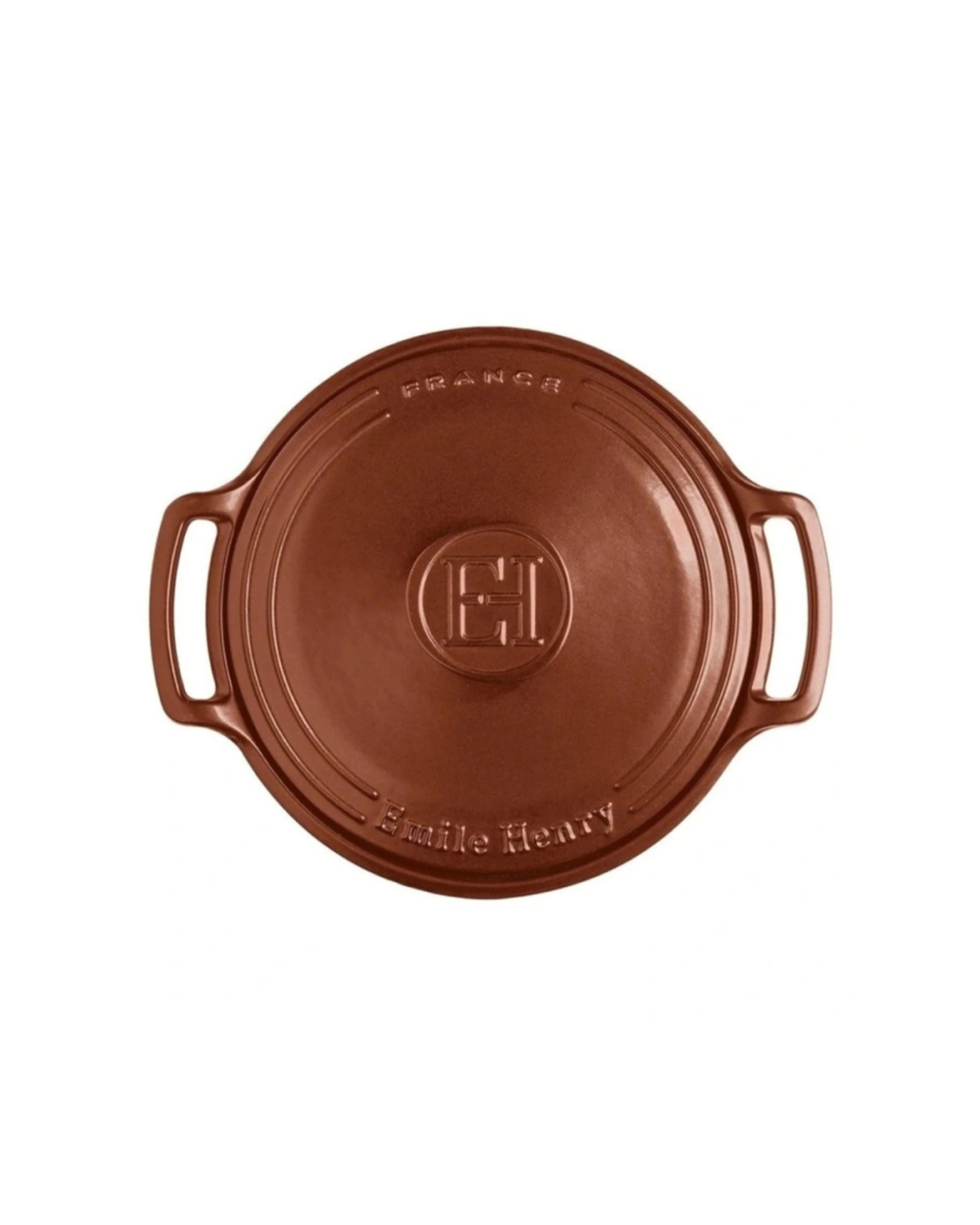4 Emile Henry Sublime Round Casserole Dish Ceramic Cookware Oven Safe 4L Sienne - Brown, 4 of 5