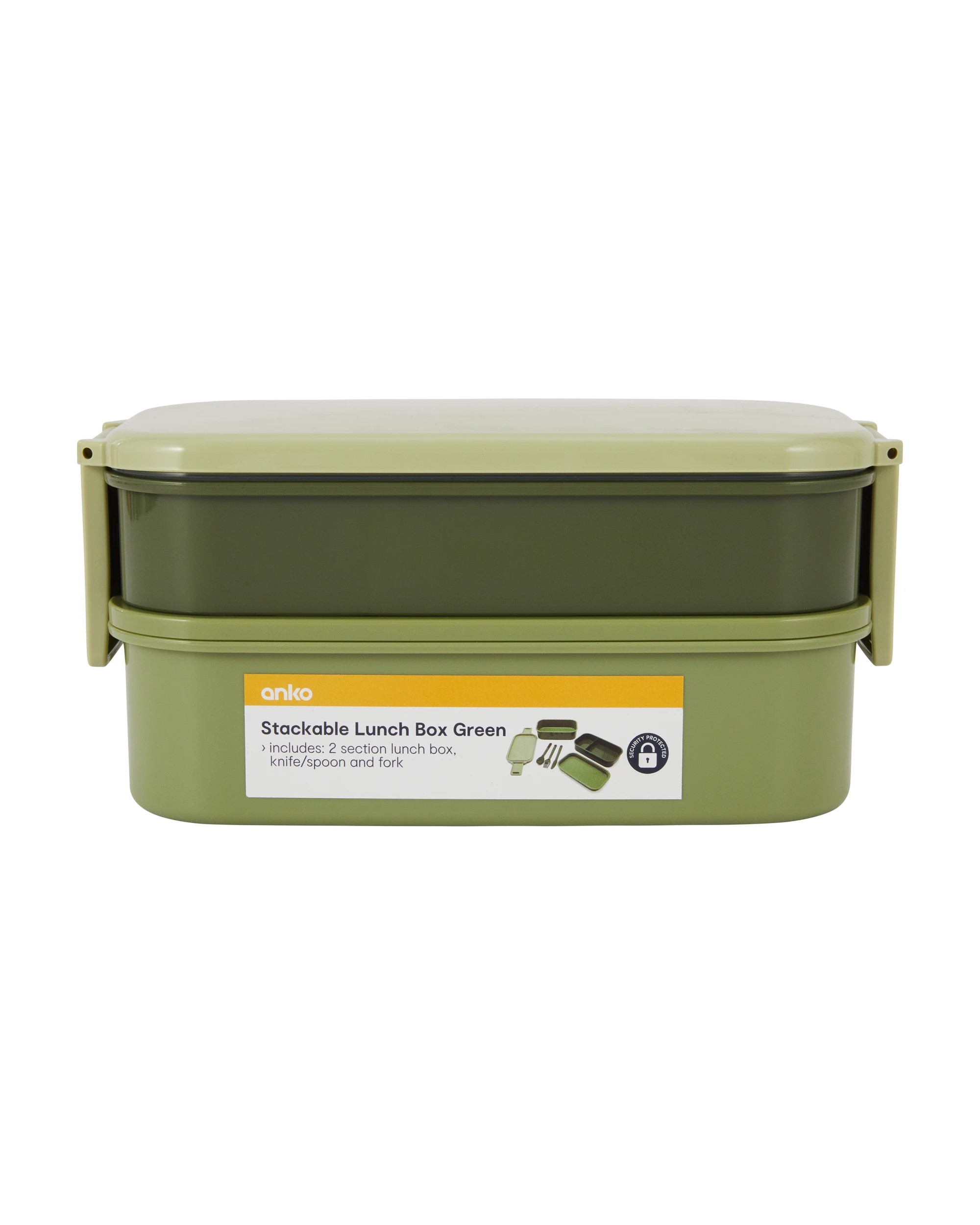 5 Stackable Lunch Box - Green, 5 of 5