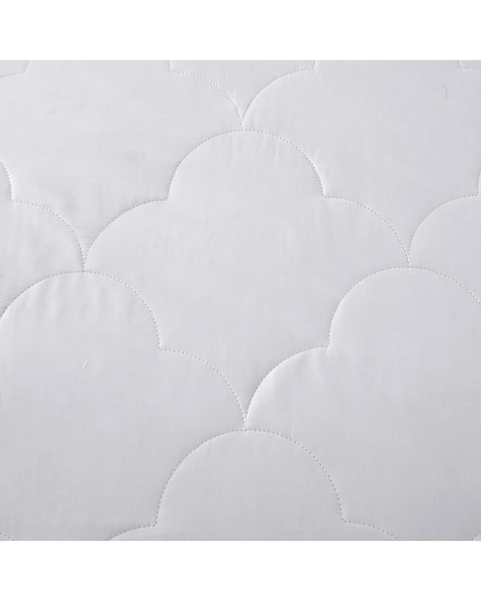 3 Dreamaker Quilted Cotton Filled Mattress Protector - Single Bed - White, 3 of 5