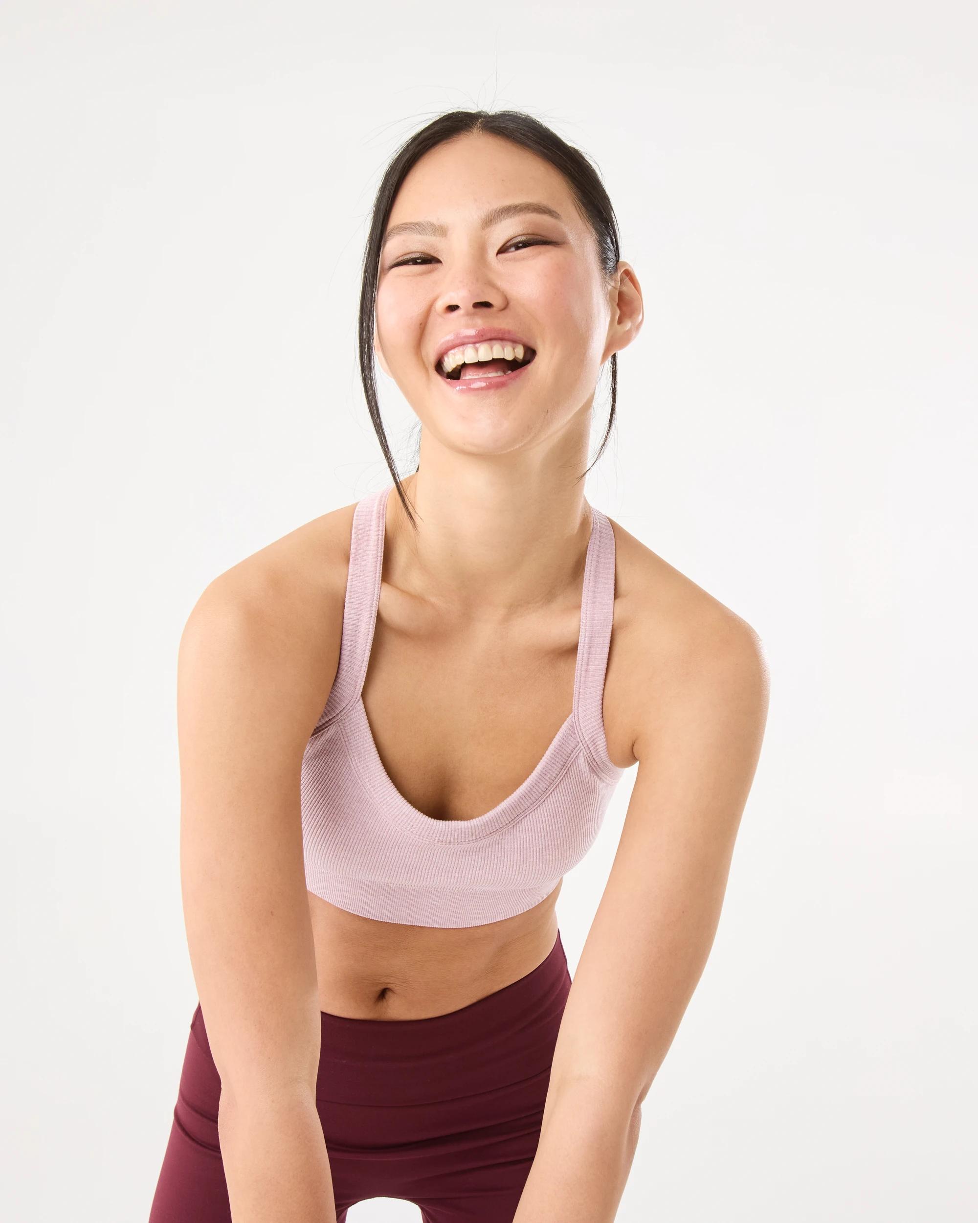 5 Active Womens Seamfree Support Crop Top Burn Pink, 5 of 8