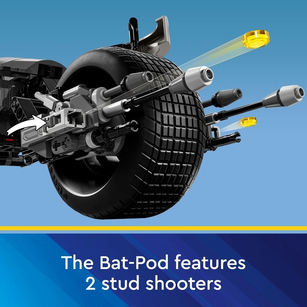 6 LEGO Super Heroes DC Batman Construction Figure and the Bat-Pod Bike 76273, 6 of 11