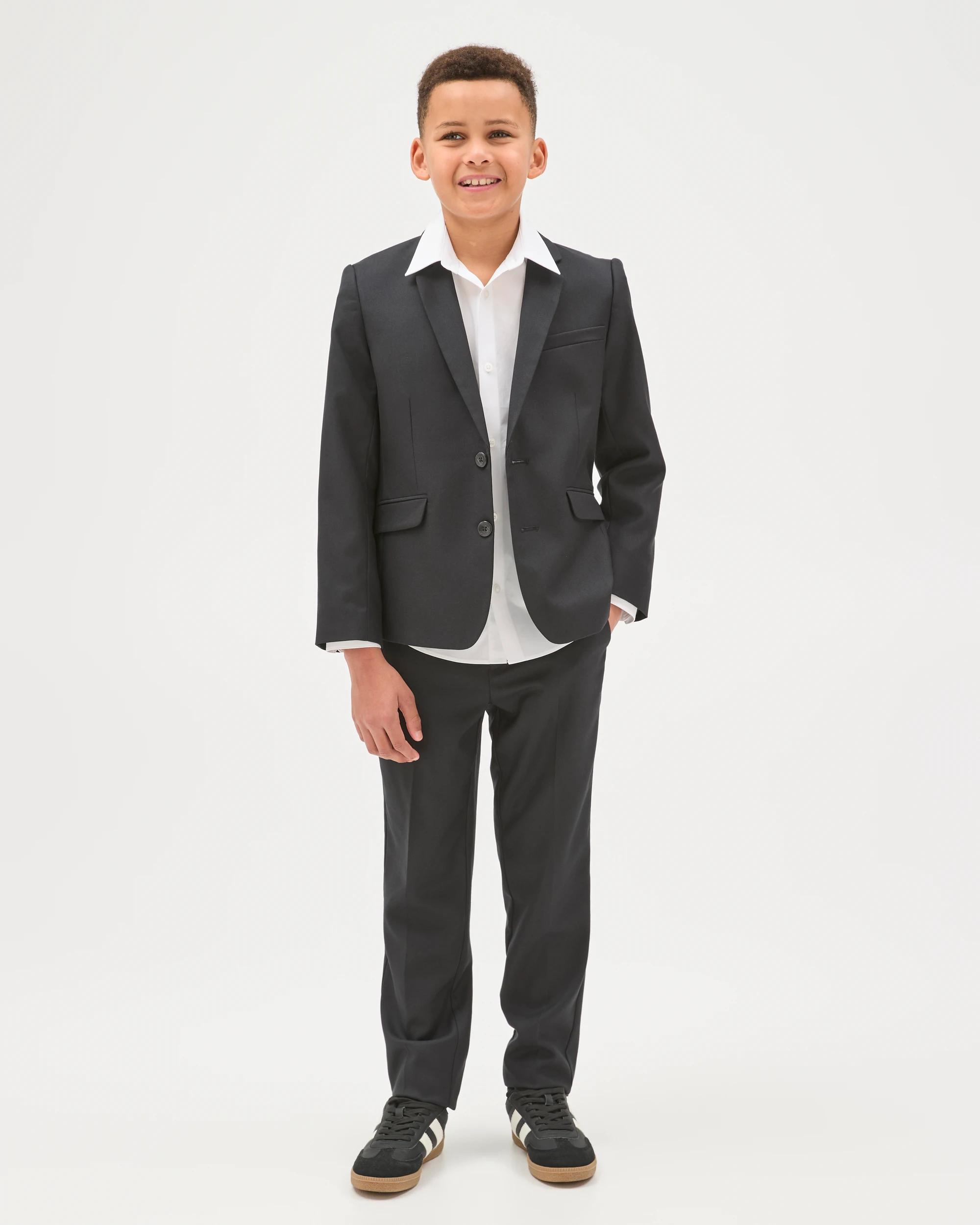 2 Target Kids Boys Tailored Suiting Pants BLACK, 2 of 7