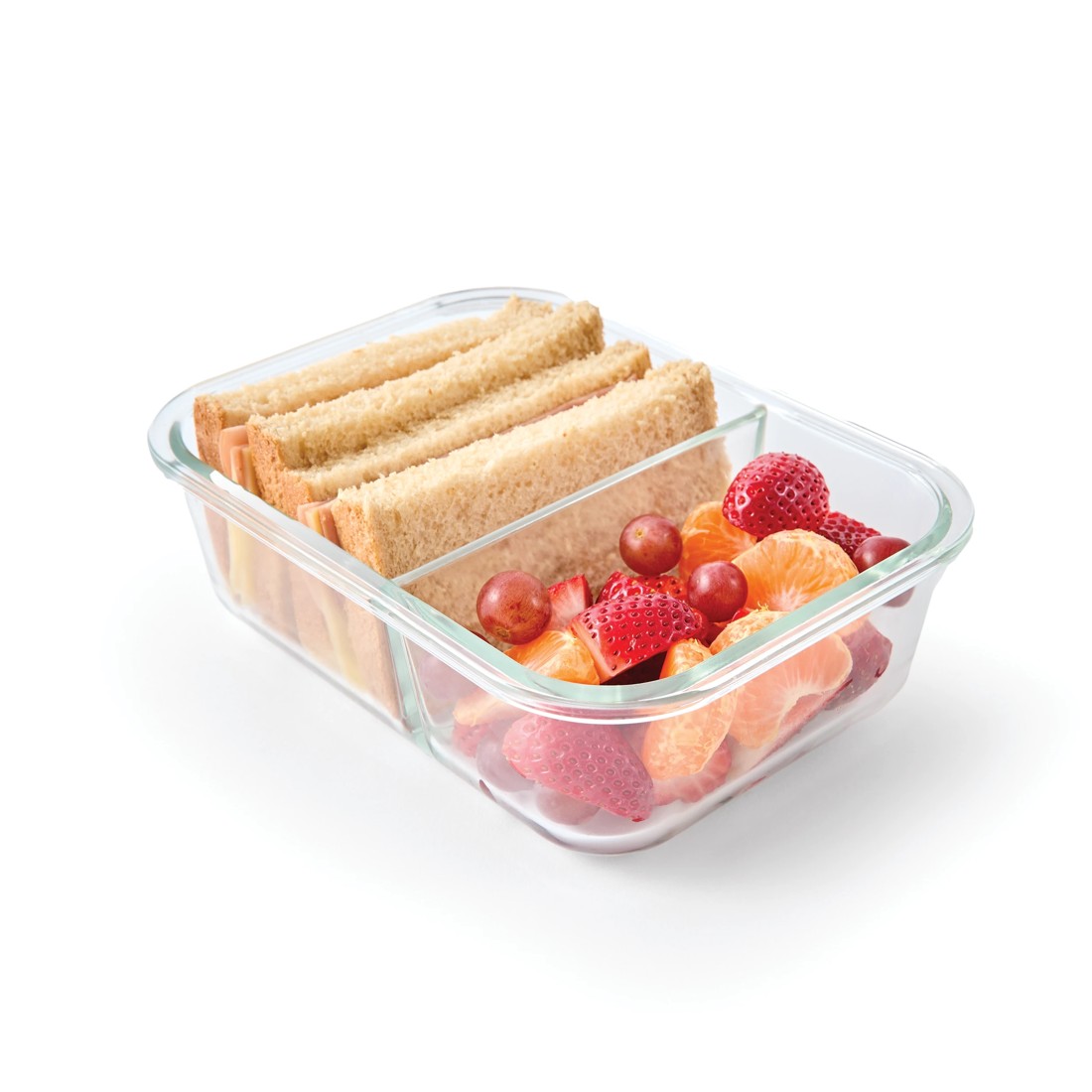 5 Mocha Glass Bento Lunch Box with Cutlery, 5 of 10