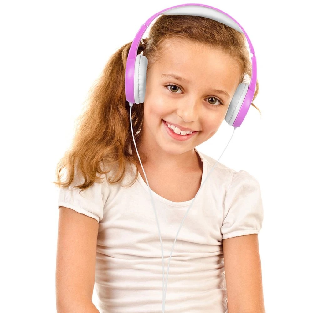 6 BONELK Classic Kids Wired Headphones Pink, 6 of 6