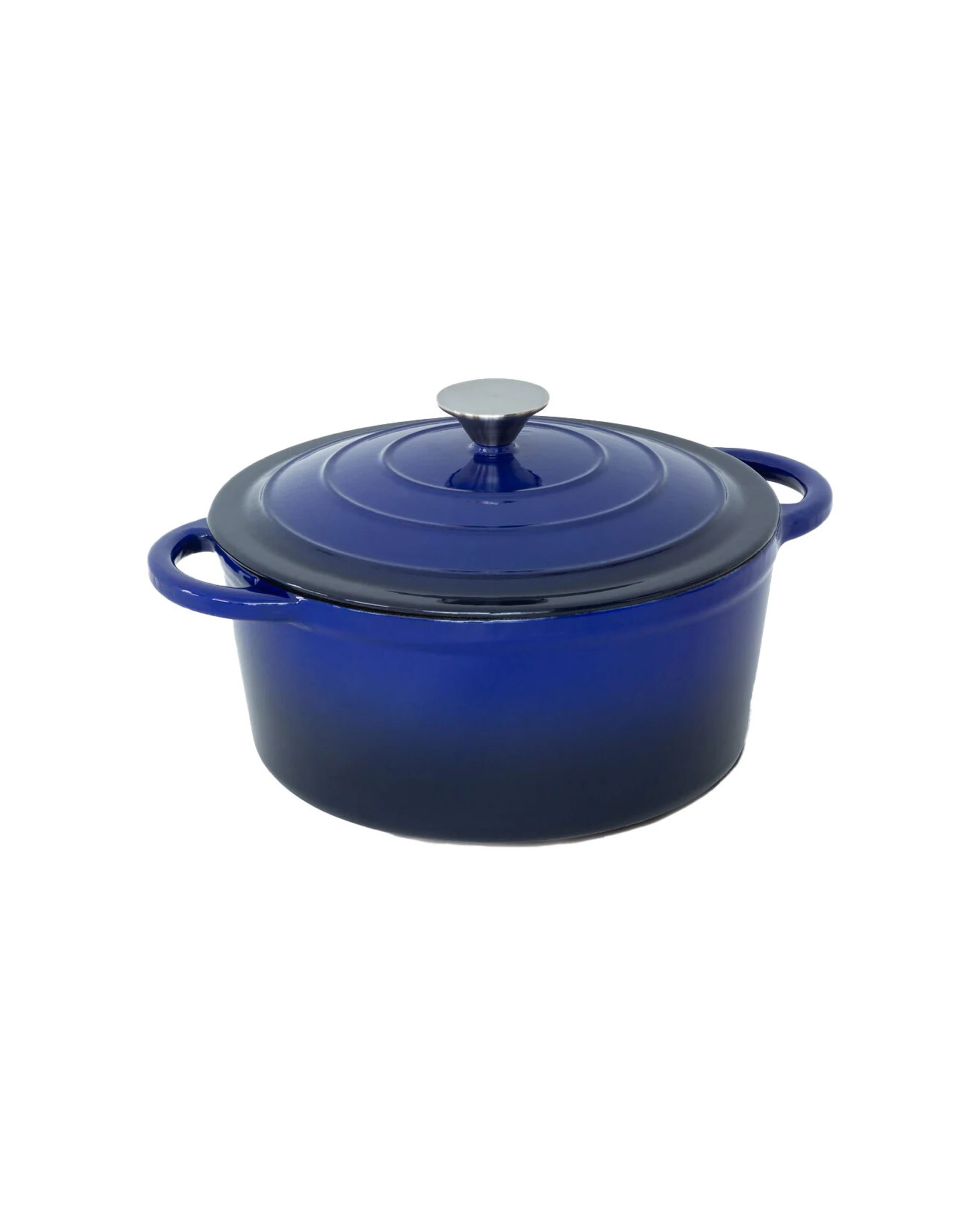 1 Healthy Choice Enamelled Cast Iron Casserole Cooking Dish Dark Blue 26cm 4.7l
 - Blue, 1 of 1