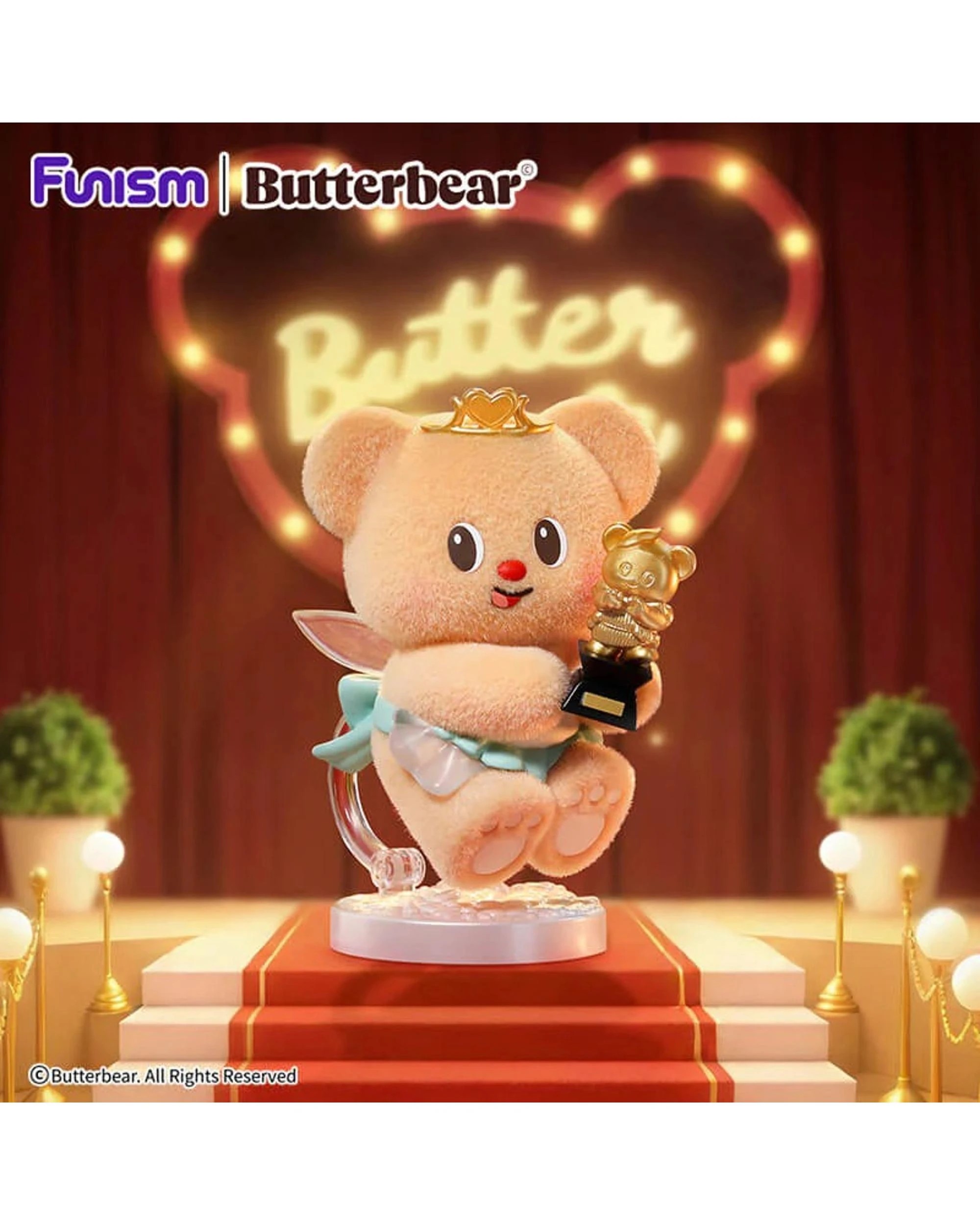4 Funism Butterbear Adorable Influencer Series Figures Blind Box, 4 of 10