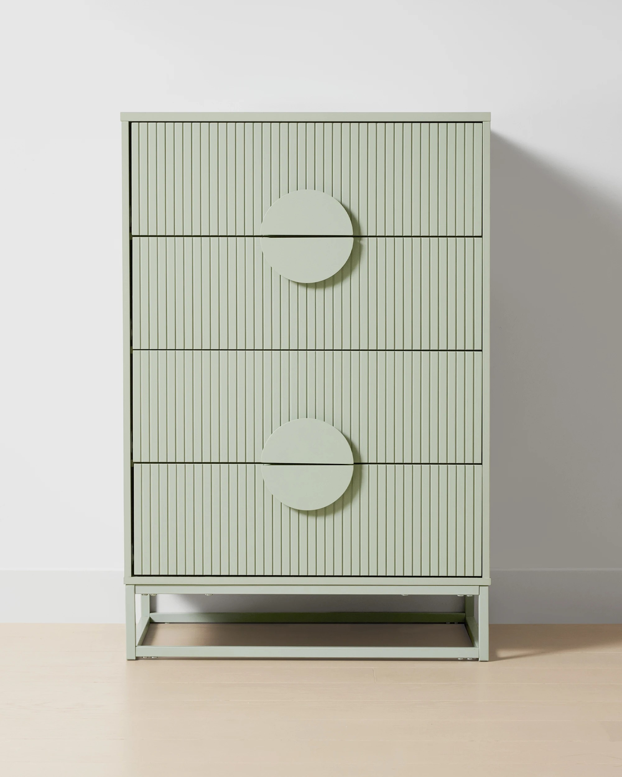 1 Stevie 4 Drawer Chest - Sage, 1 of 7