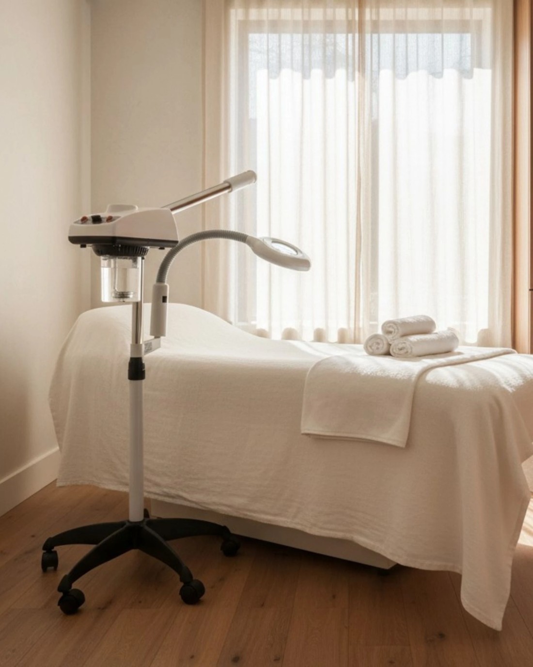 Ellie & Ruby Facial Steamer Magnifying Lamp - 2in1 Professional Beauty ...