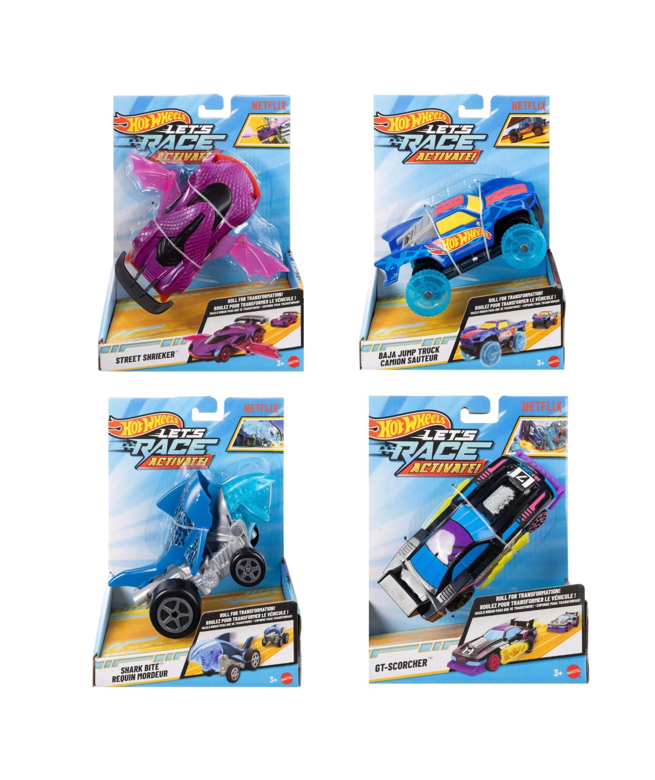 1 Hot Wheels 'Let's Race' Activate! Vehicle - Assorted - Multi, 1 of 4