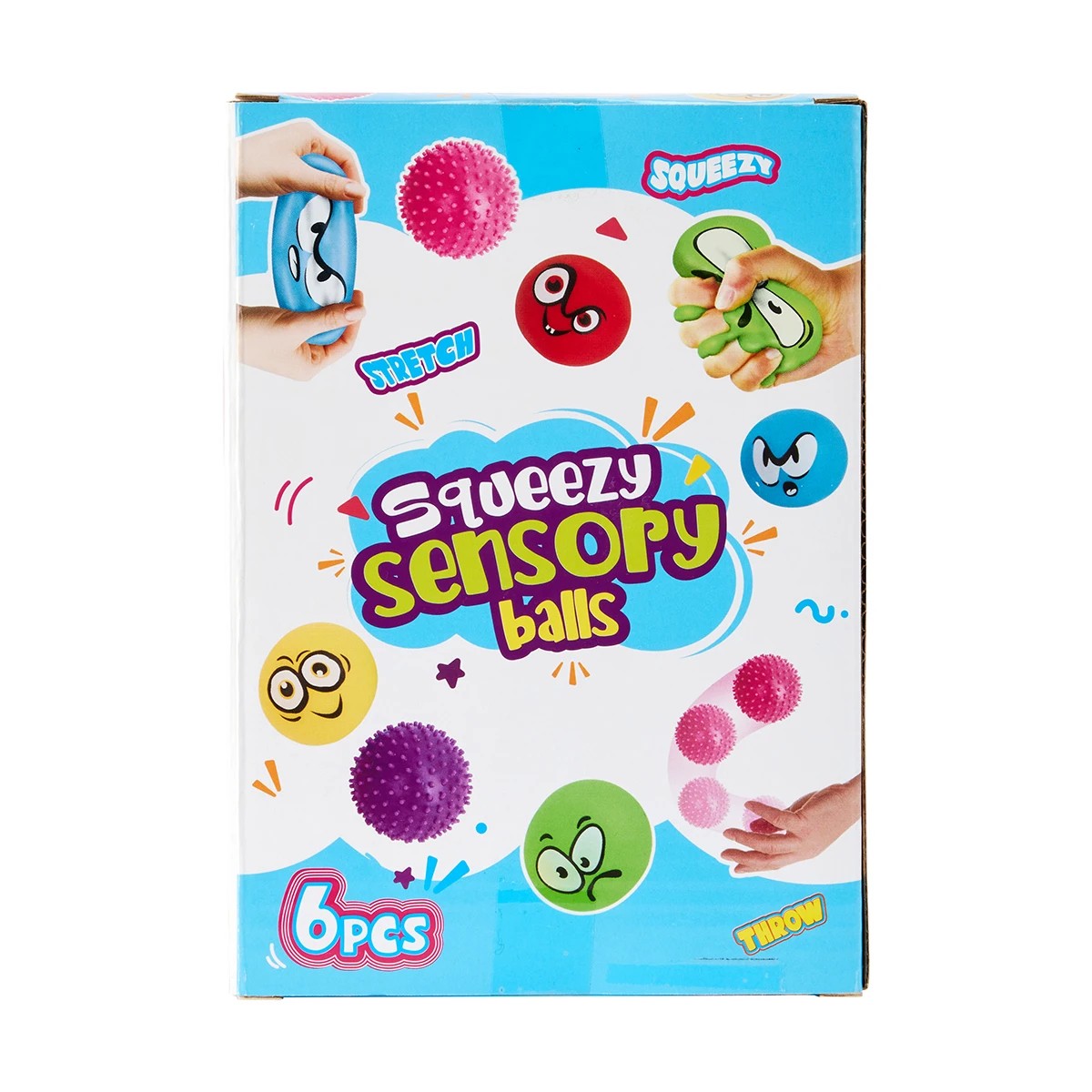 9 6 Piece Squeezy Sensory Balls, 9 of 9