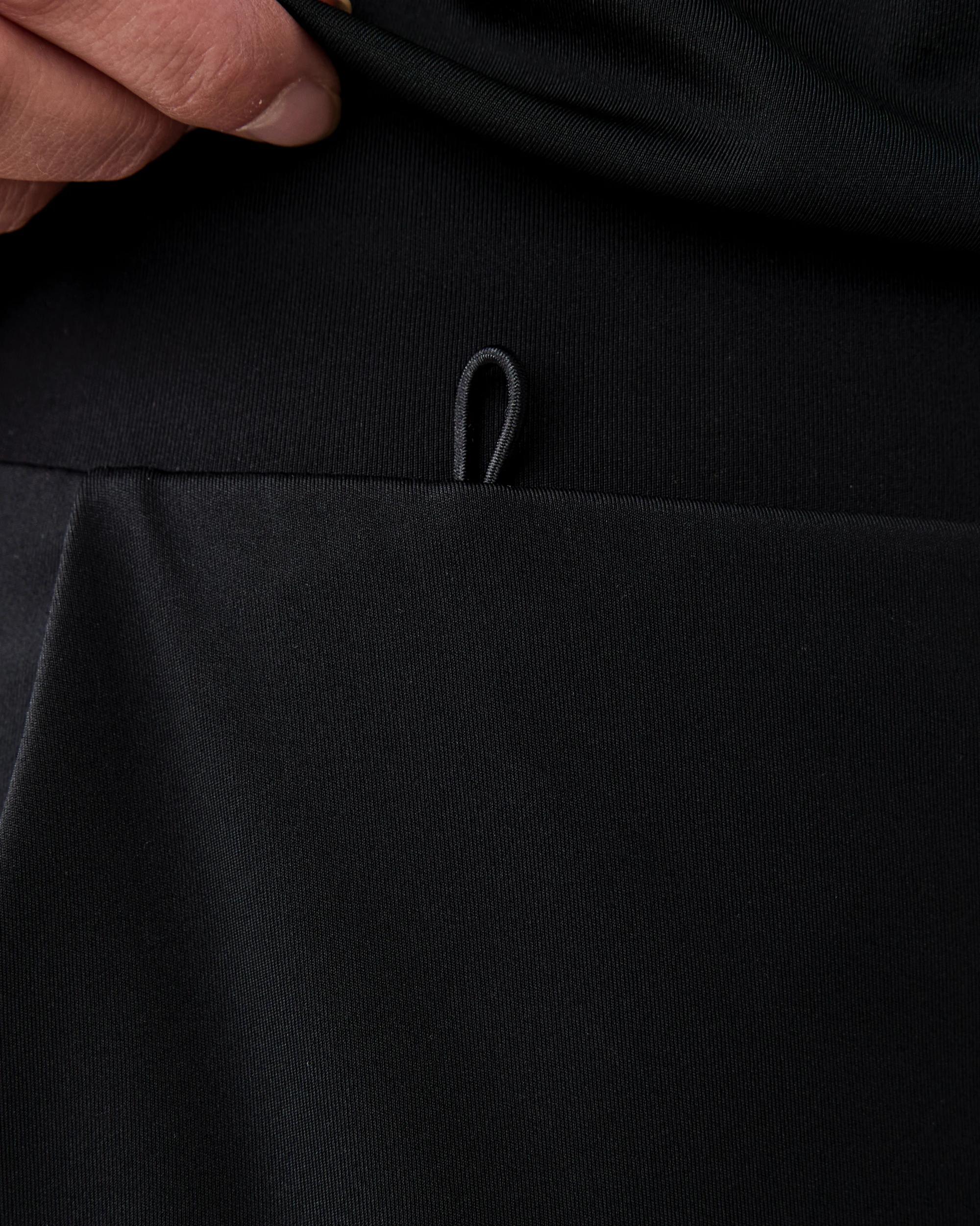 6 Workwear Scrub Performance Flare Pants Black, 6 of 8